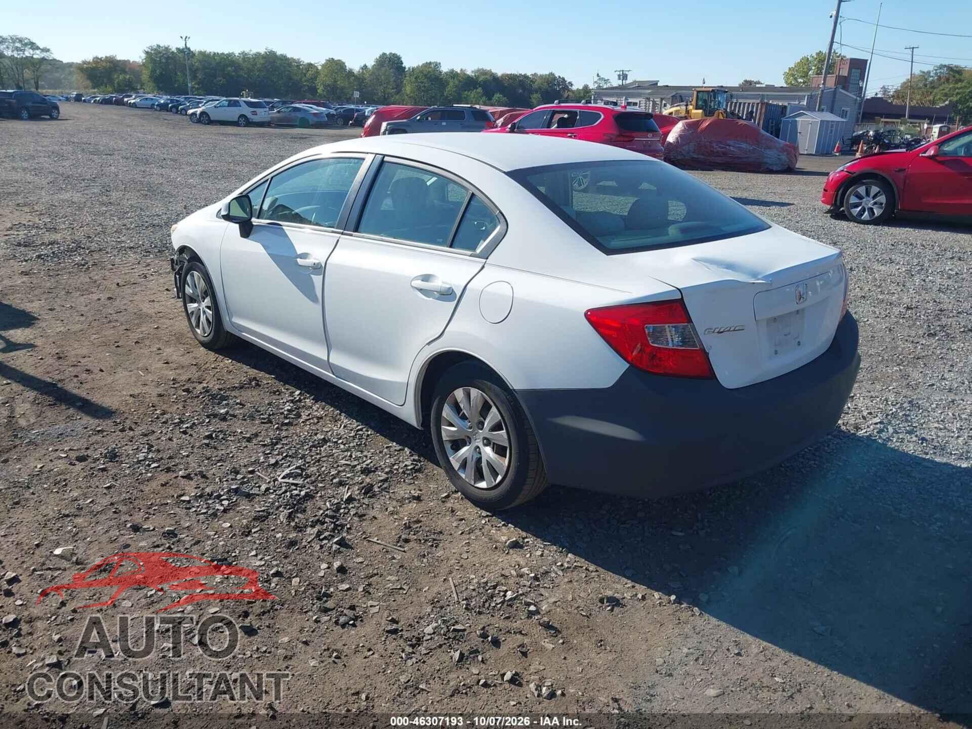 HONDA CIVIC 2012 - 19XFB2F55CE040427
