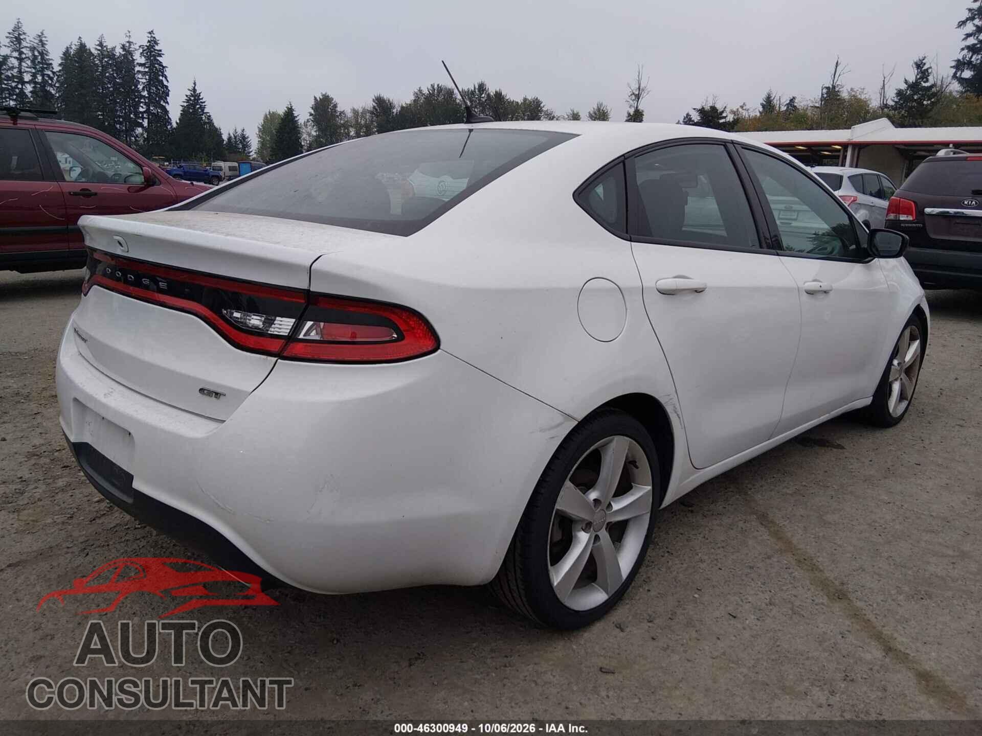 DODGE DART 2015 - 1C3CDFEB8FD362680