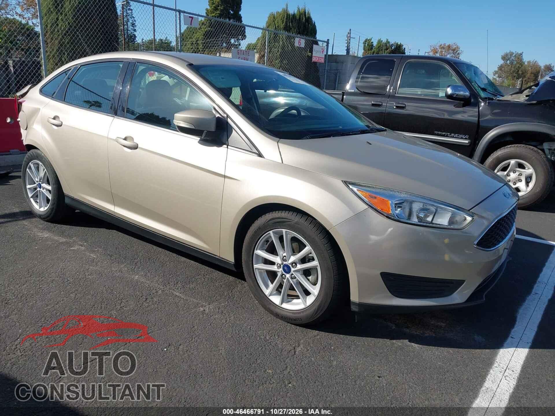 FORD FOCUS 2017 - 1FADP3F28HL296800