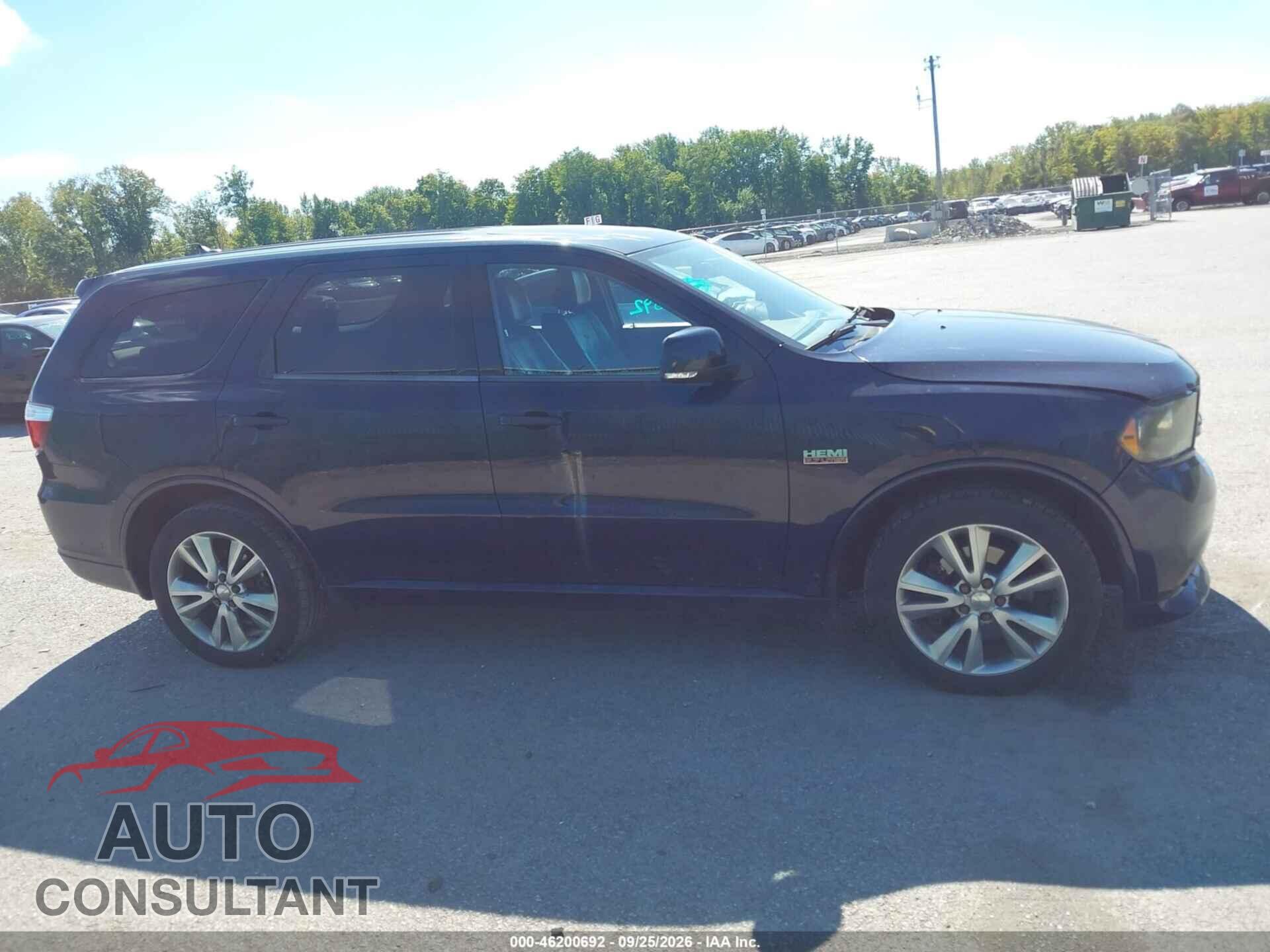 DODGE DURANGO 2012 - 1C4SDJCT2CC213222