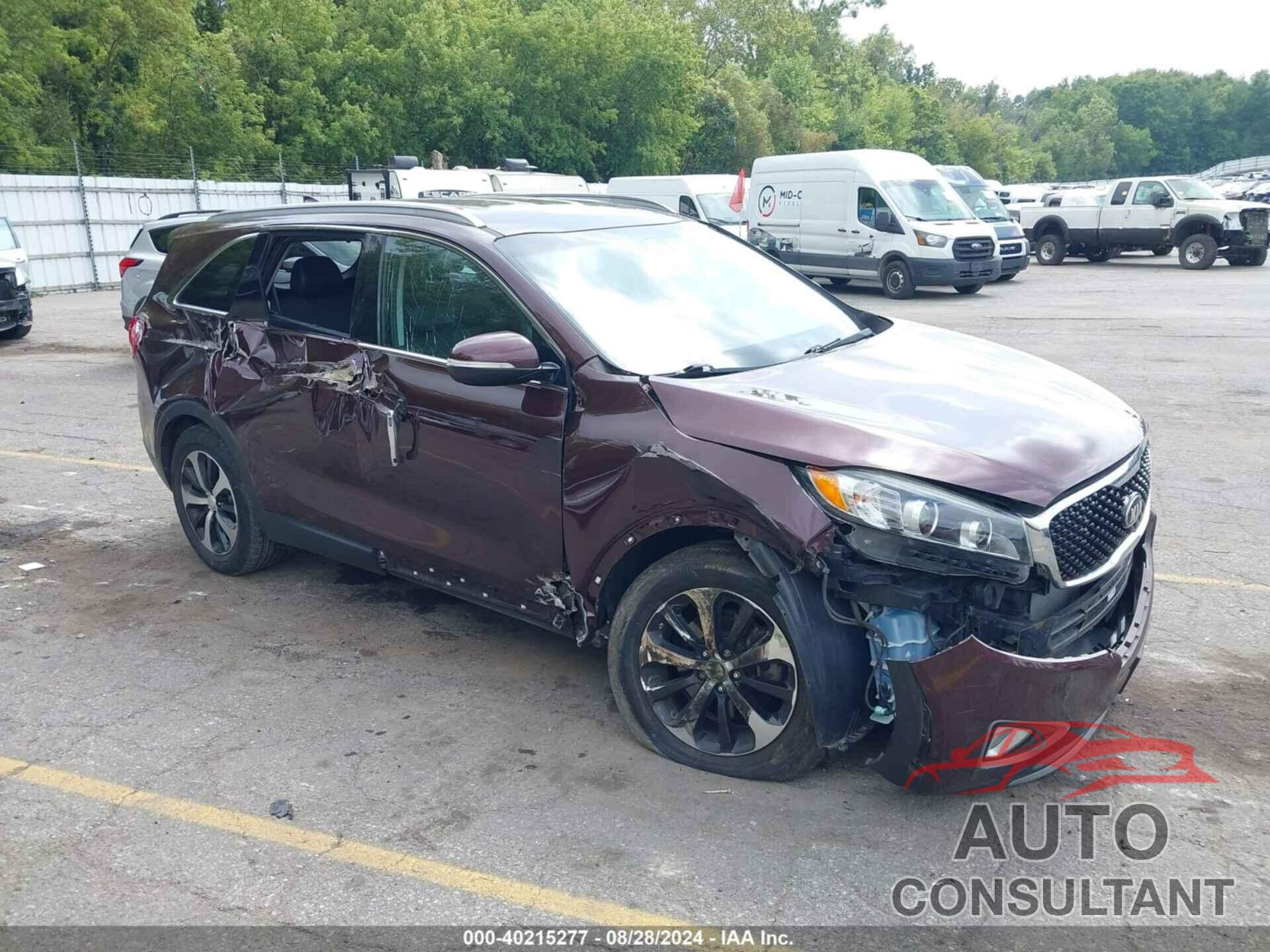 KIA SORENTO 2017 - 5XYPHDA1XHG216739