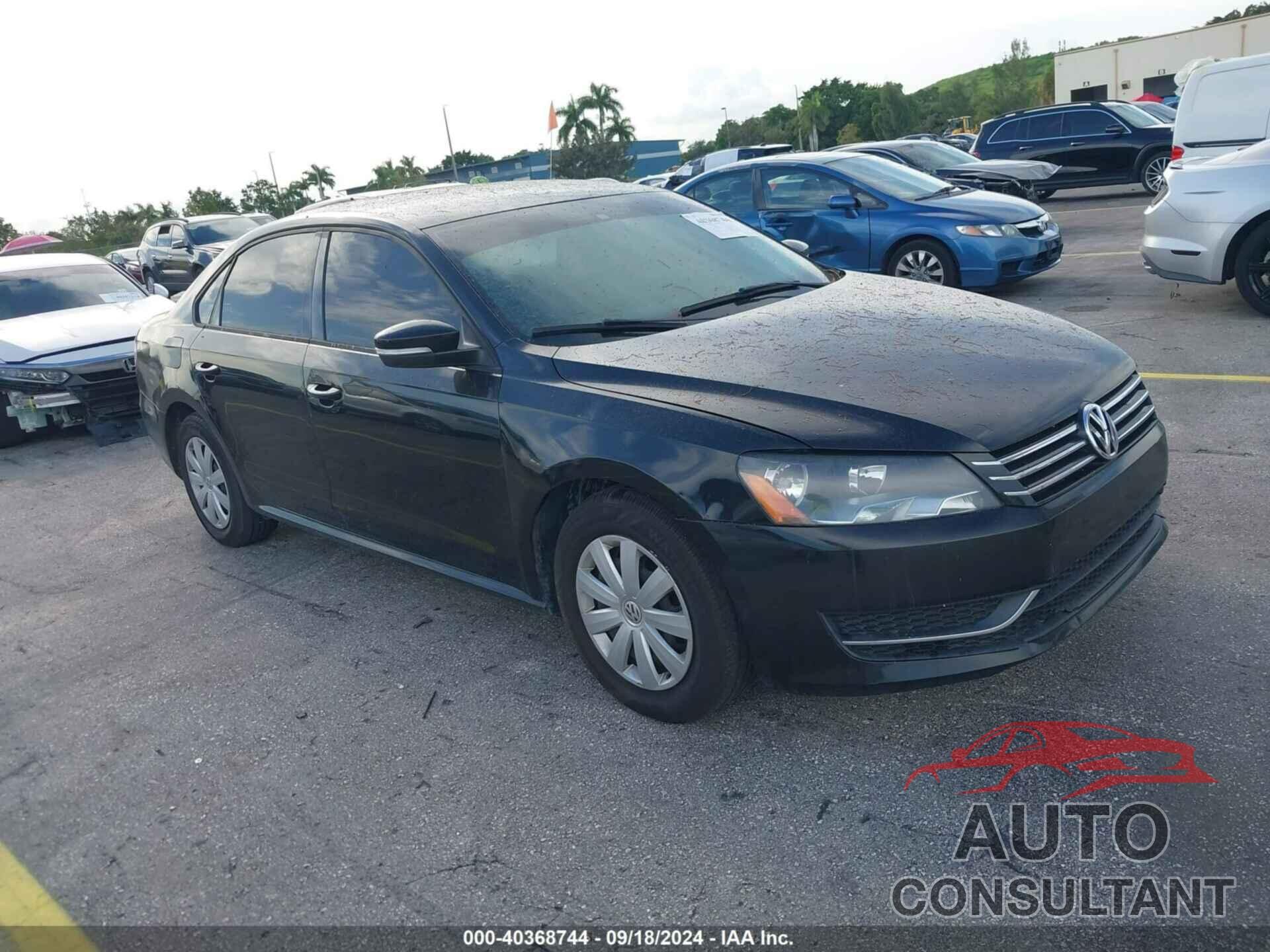 VOLKSWAGEN PASSAT 2013 - 1VWAP7A32DC053088