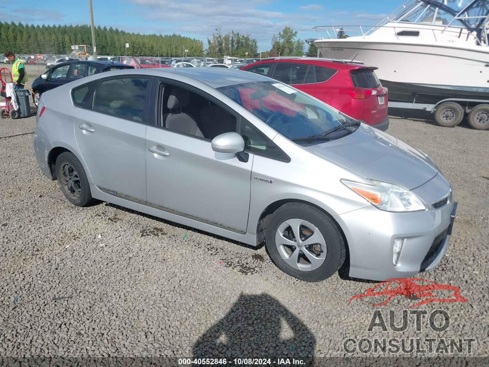 TOYOTA PRIUS 2012 - JTDKN3DU4C1565276