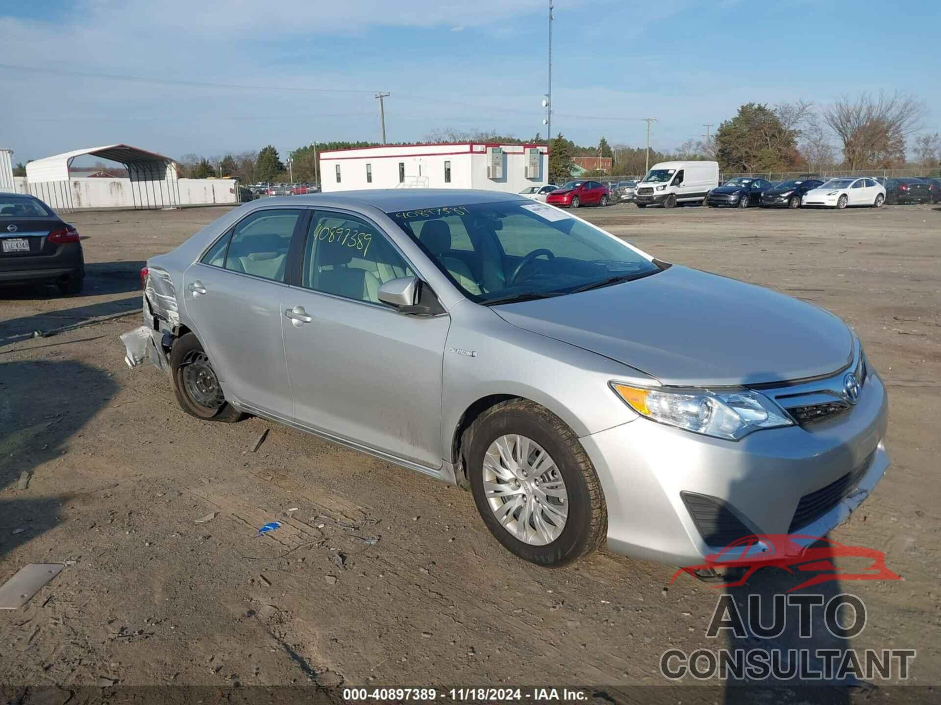 TOYOTA CAMRY HYBRID 2014 - 4T1BD1FK9EU140054