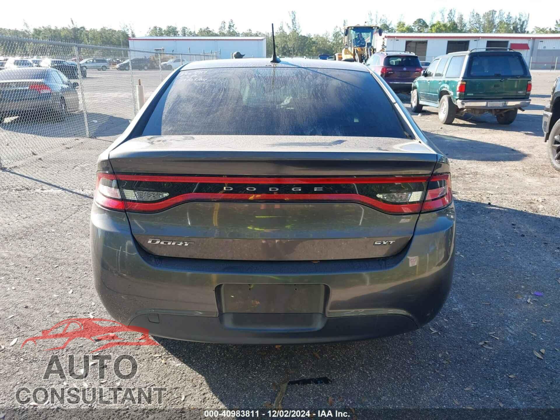 DODGE DART 2015 - 1C3CDFBB7FD336589
