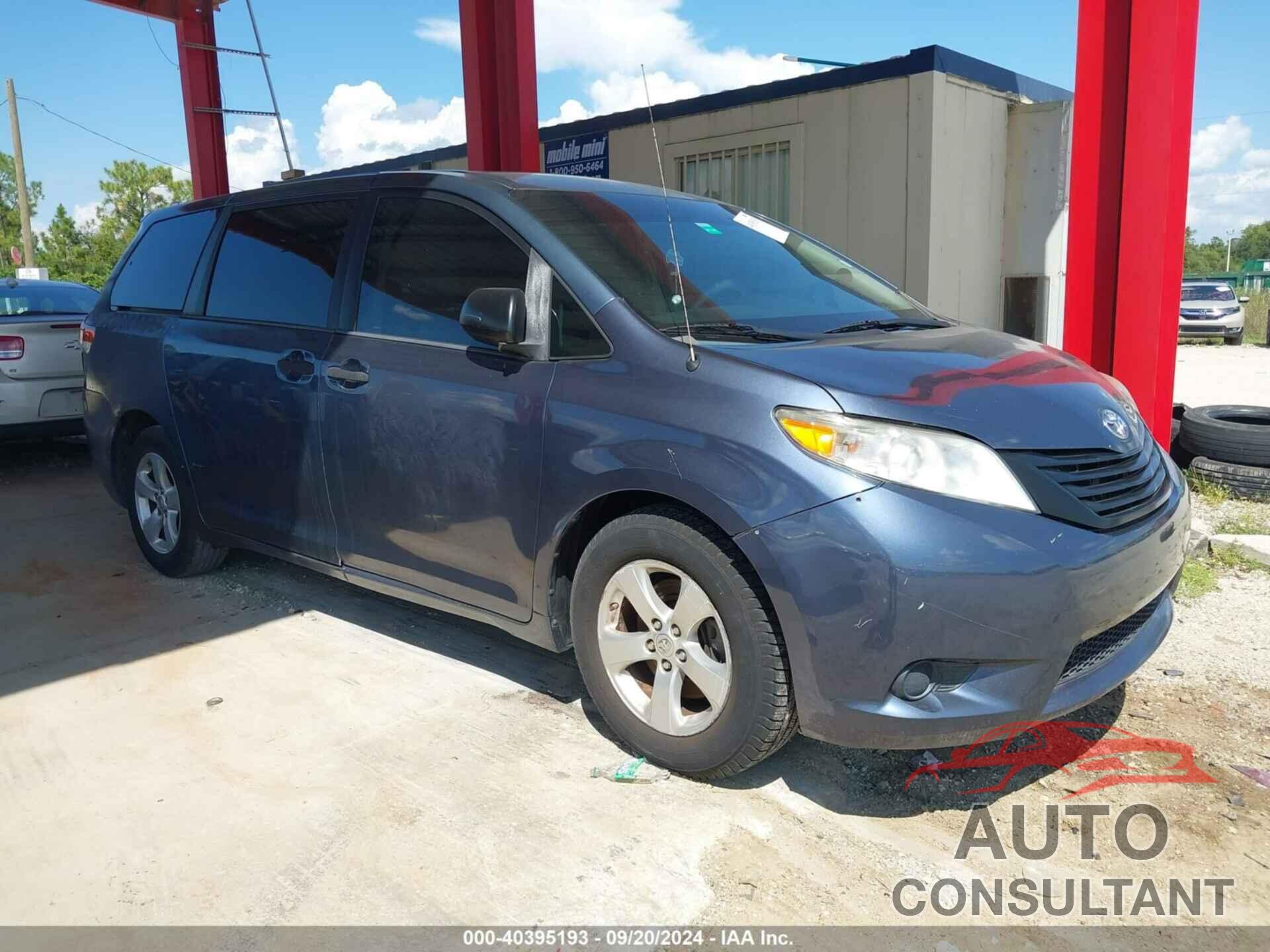 TOYOTA SIENNA 2014 - 5TDZK3DC5ES526264