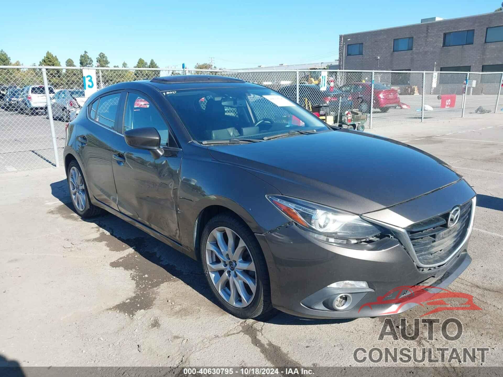 MAZDA MAZDA3 2014 - JM1BM1M38E1203680