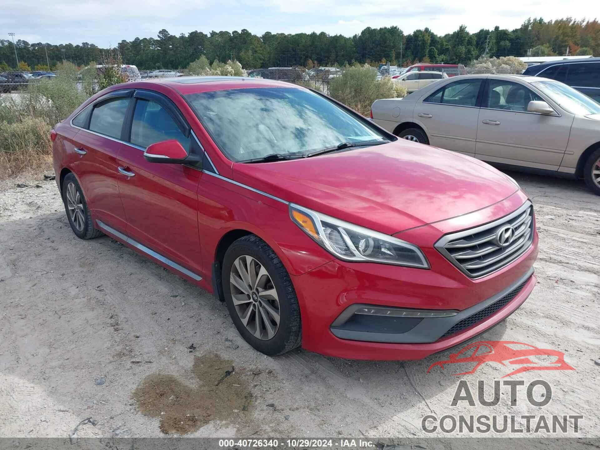 HYUNDAI SONATA 2017 - 5NPE34AF1HH458765