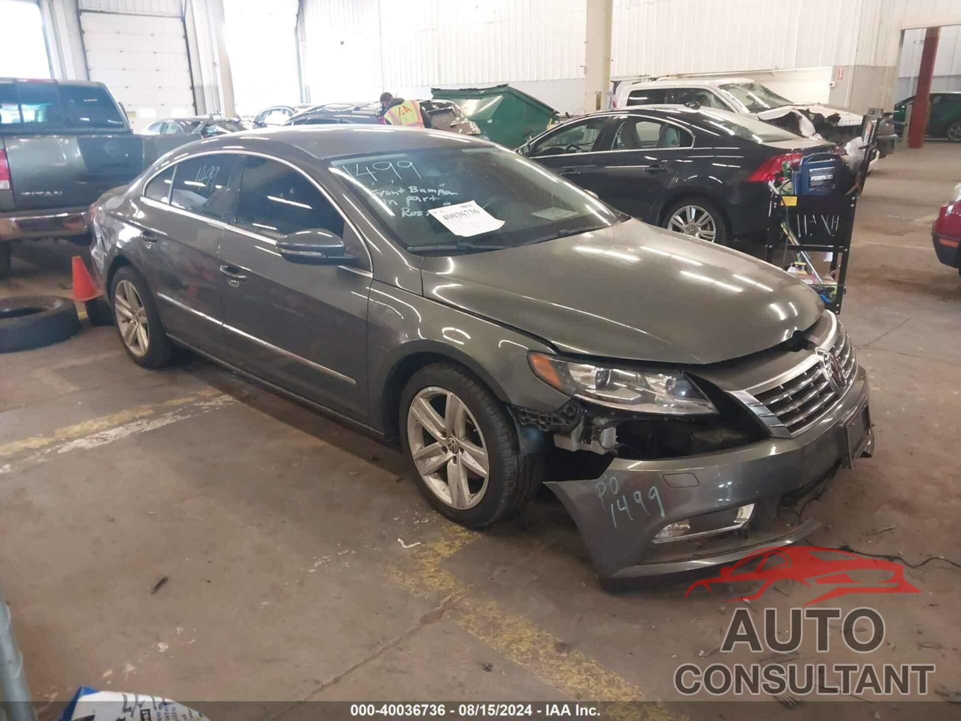 VOLKSWAGEN CC 2016 - WVWBP7AN6GE503939