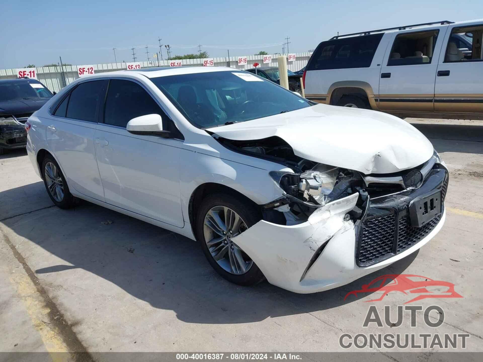 TOYOTA CAMRY 2017 - 4T1BF1FK8HU449187