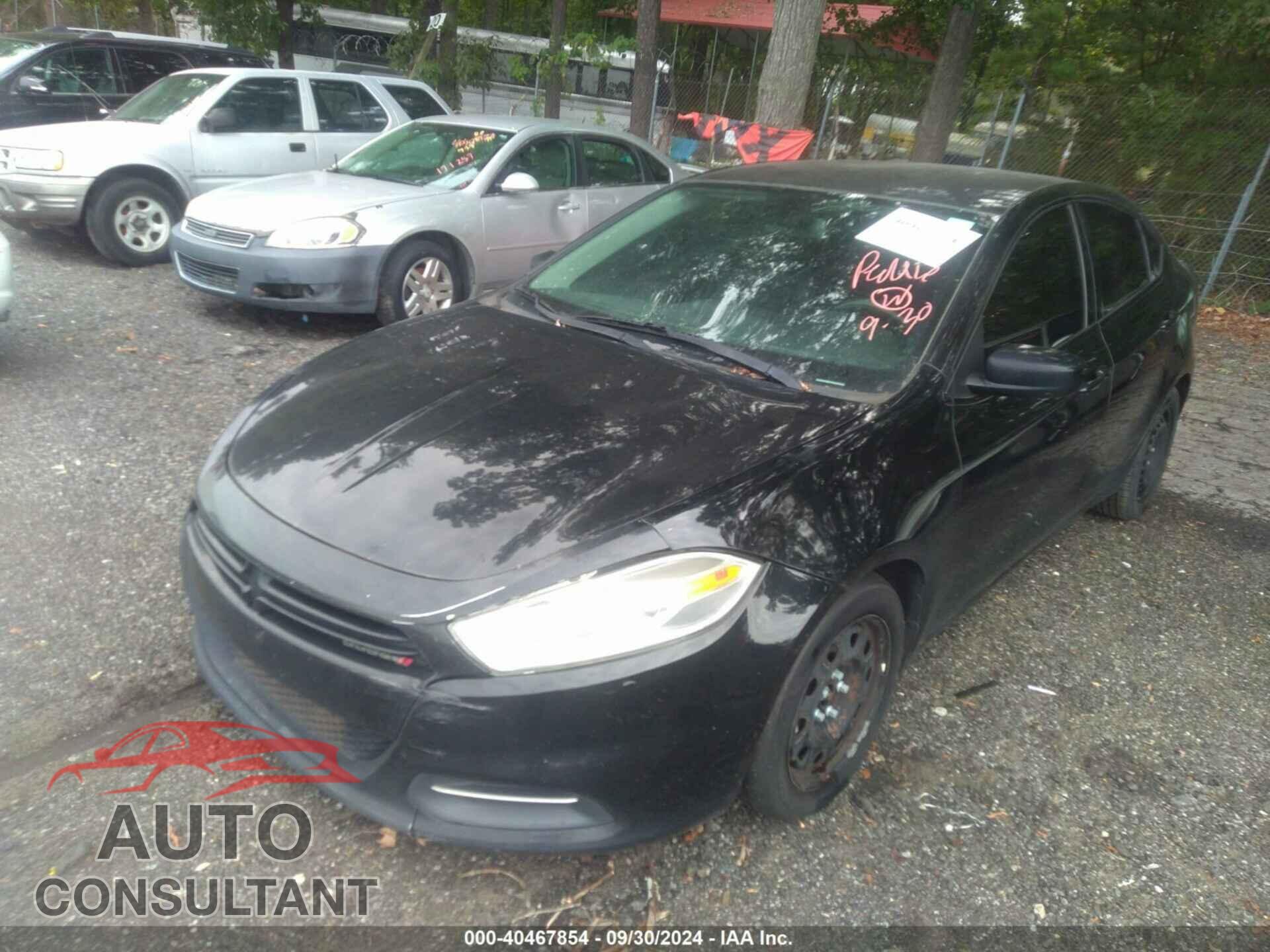 DODGE DART 2015 - 1C3CDFAA5FD223622