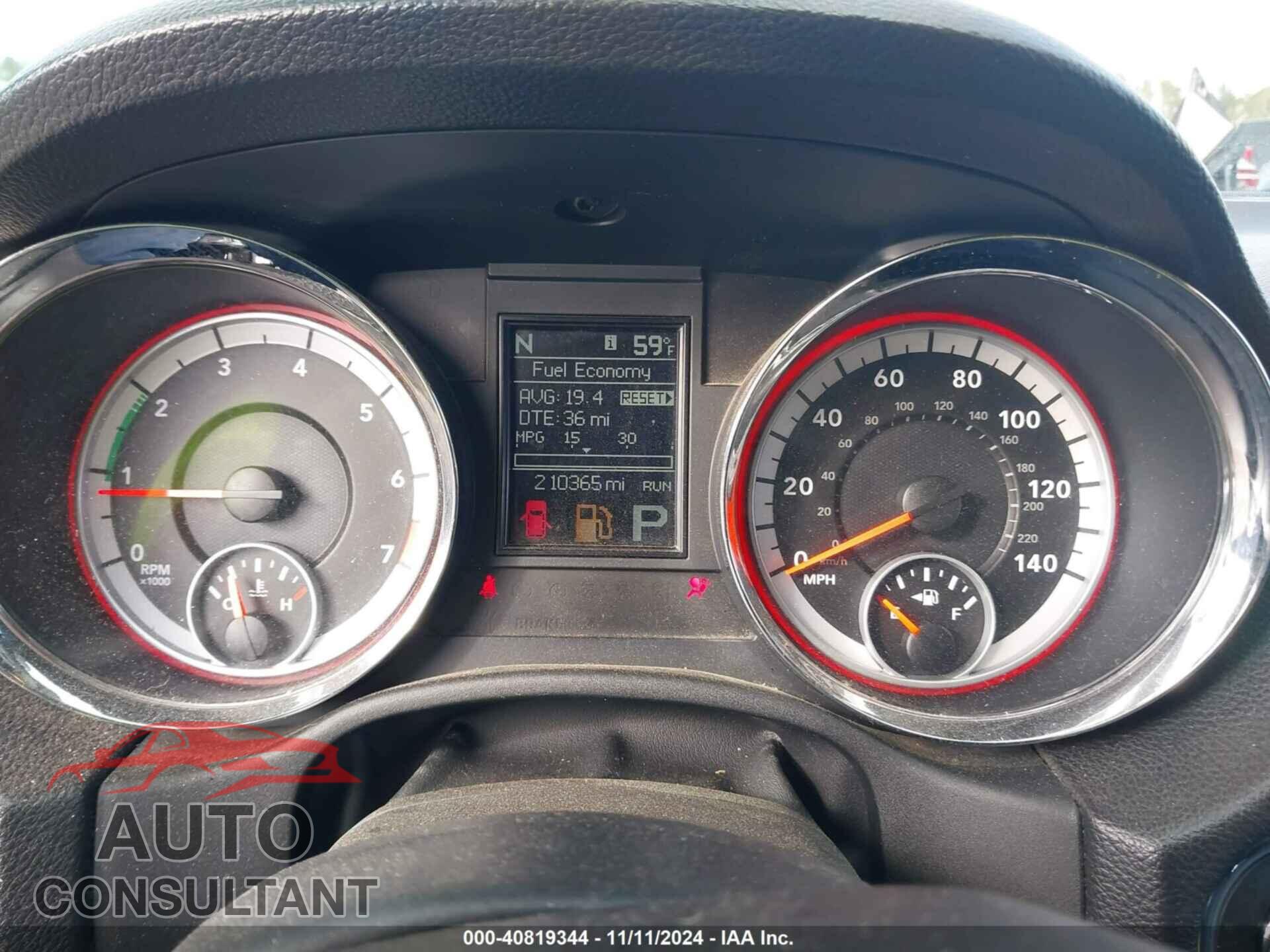 DODGE DURANGO 2012 - 1C4RDHDG5CC328552