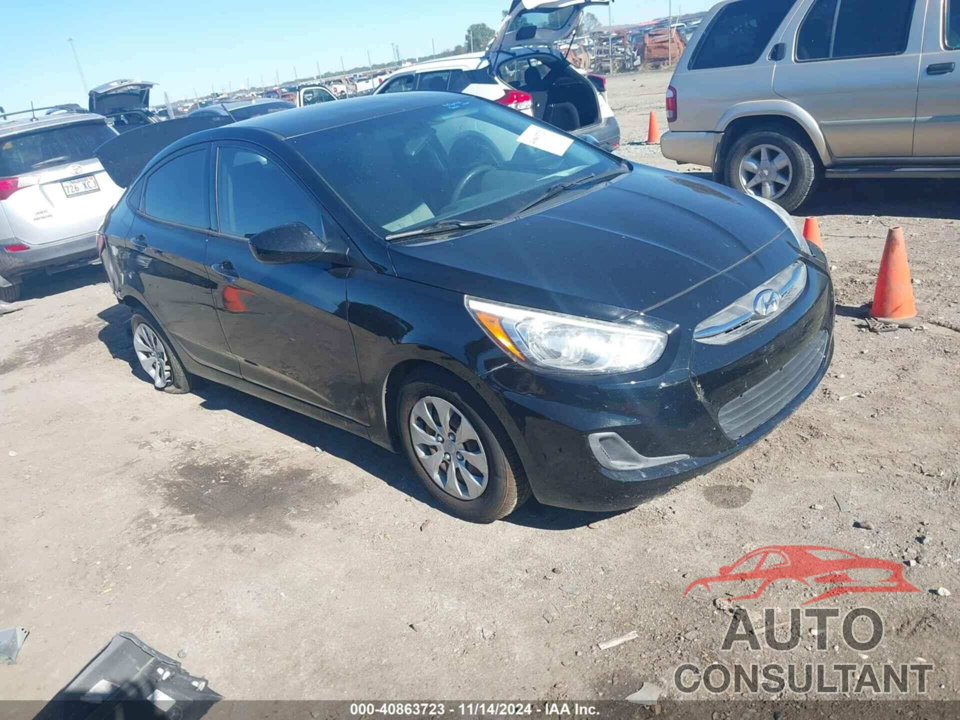 HYUNDAI ACCENT 2016 - KMHCT4AE7GU123461
