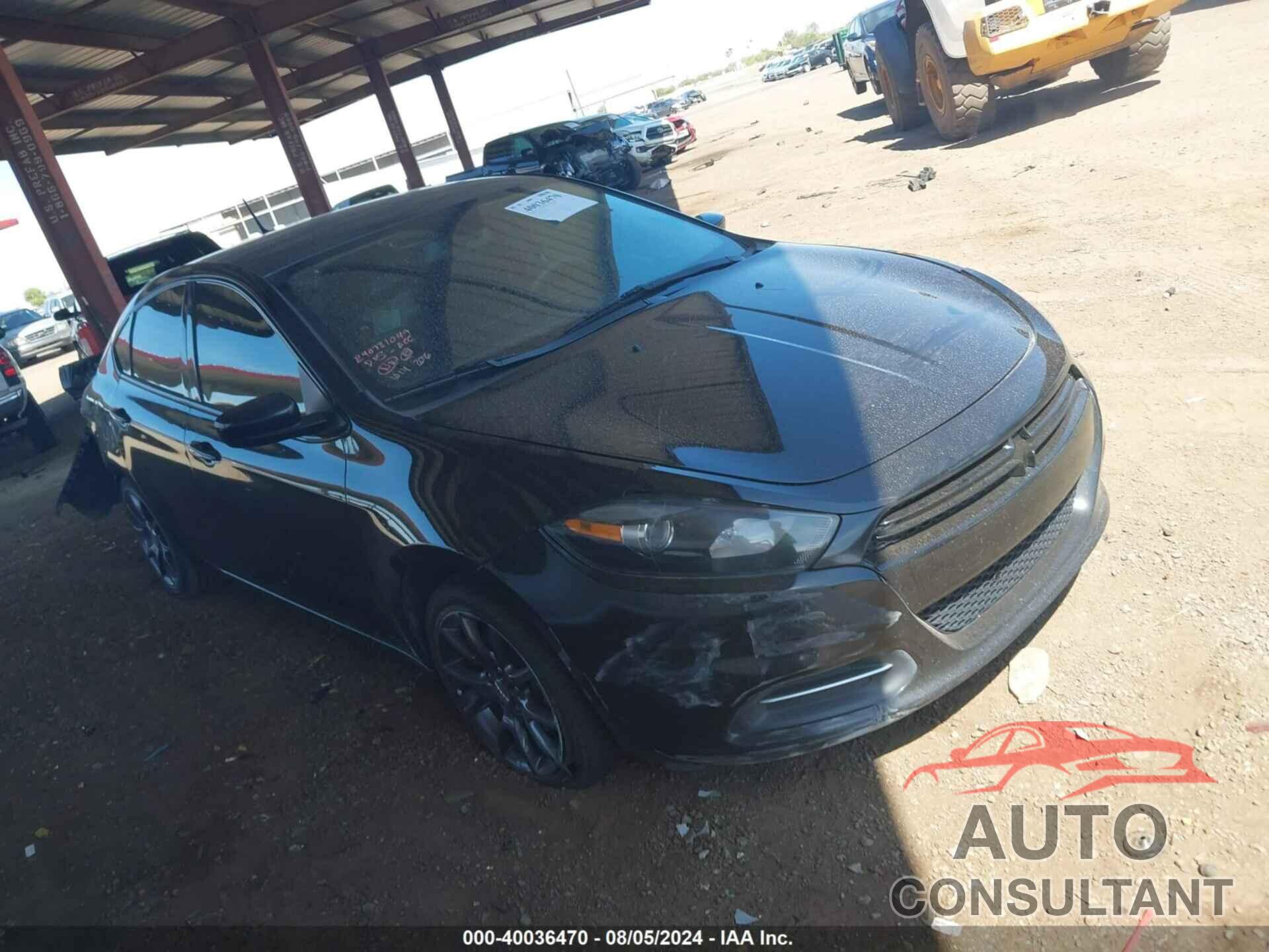 DODGE DART 2016 - 1C3CDFAA7GD504449