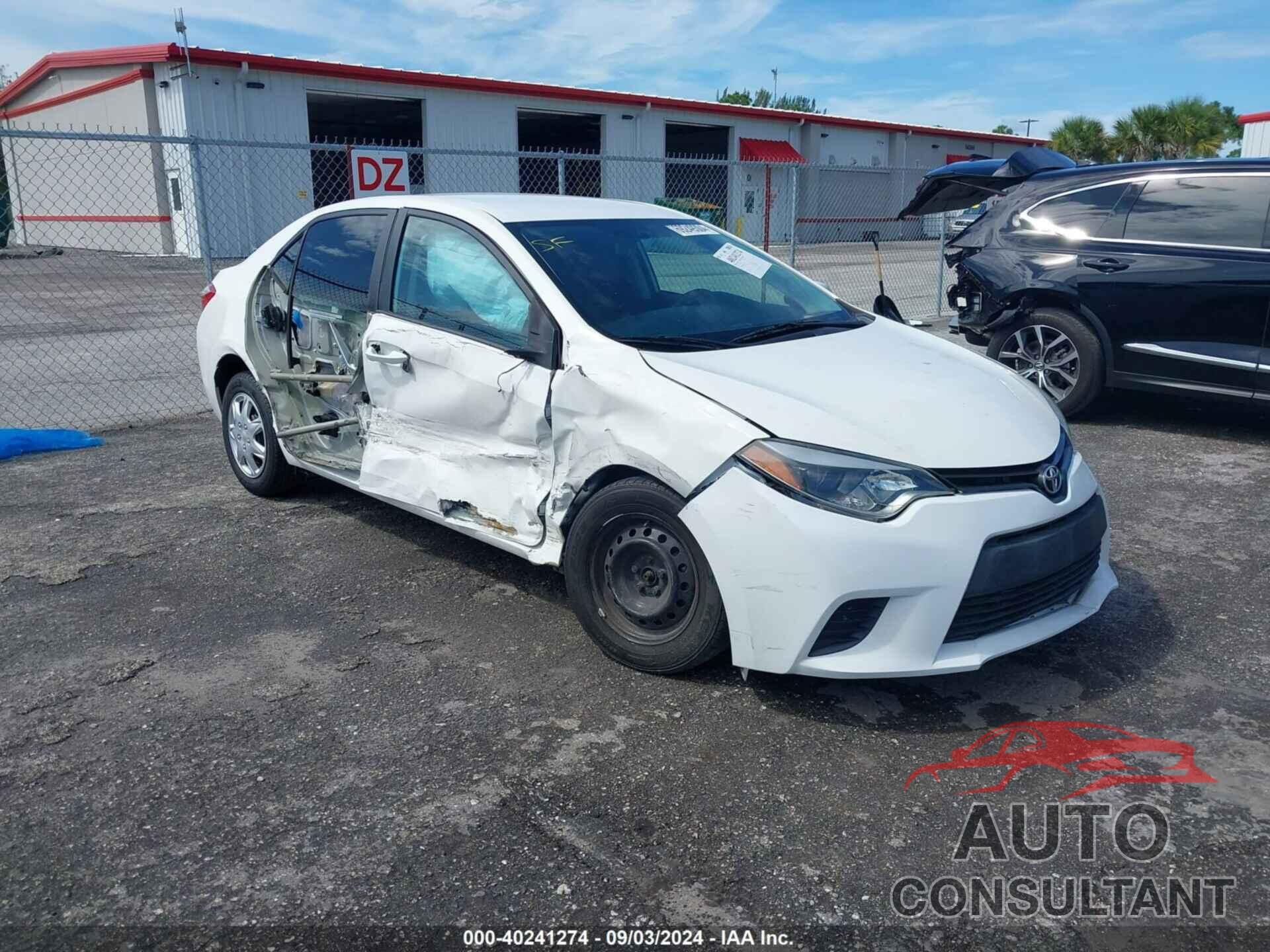 TOYOTA COROLLA 2016 - 2T1BURHE4GC678395