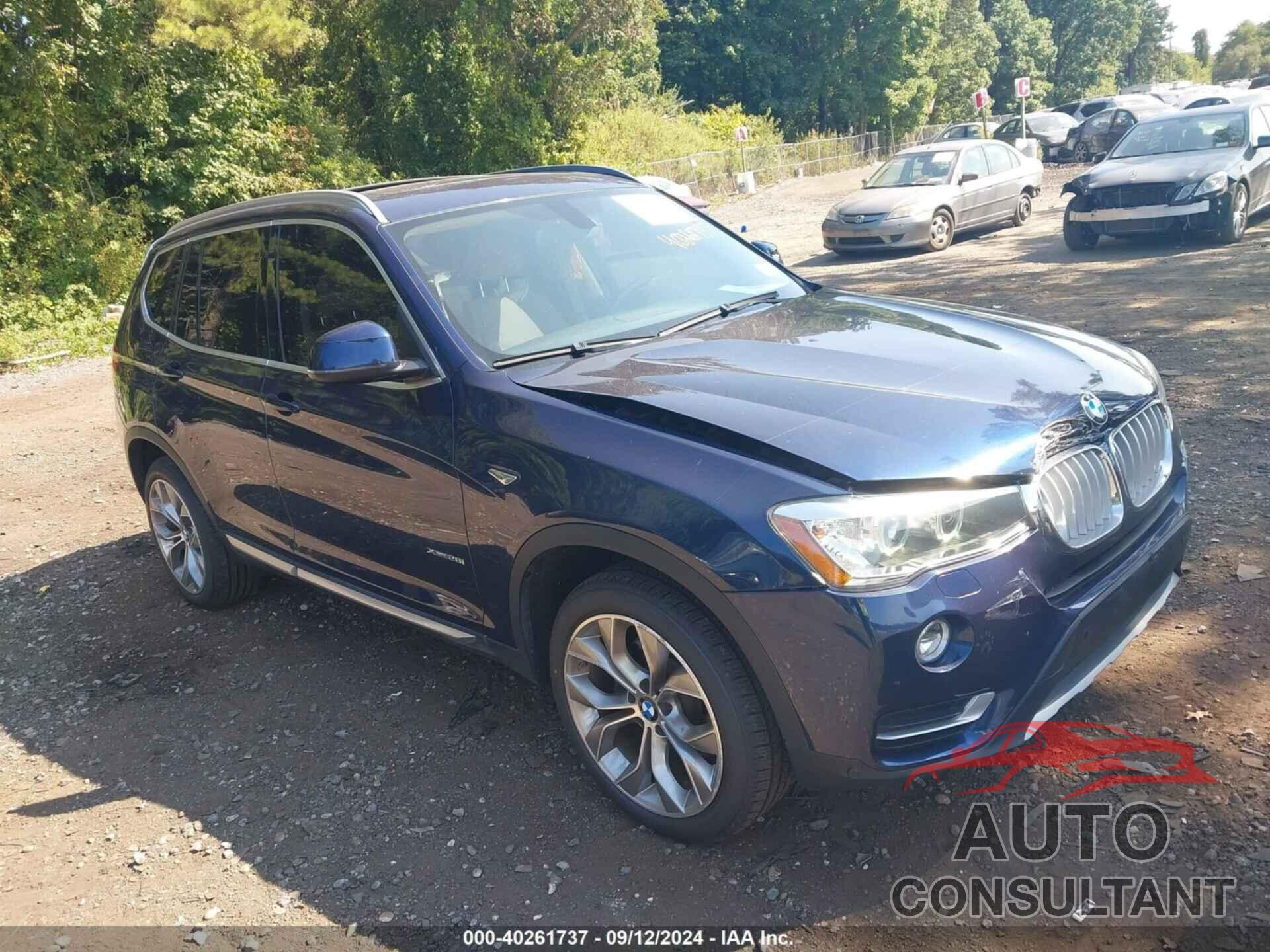 BMW X3 2016 - 5UXWX9C55G0D75234