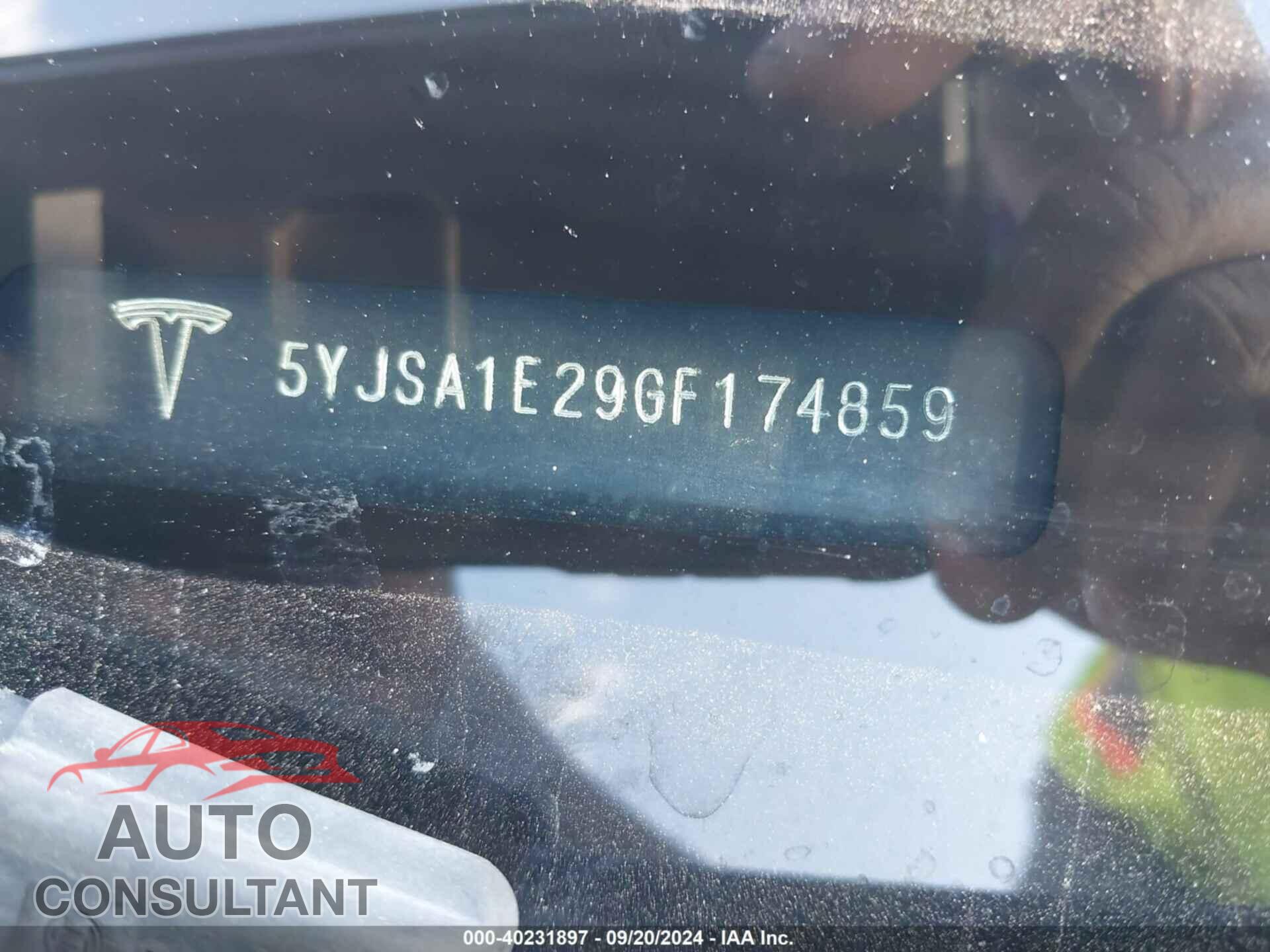 TESLA MODEL S 2016 - 5YJSA1E29GF174859