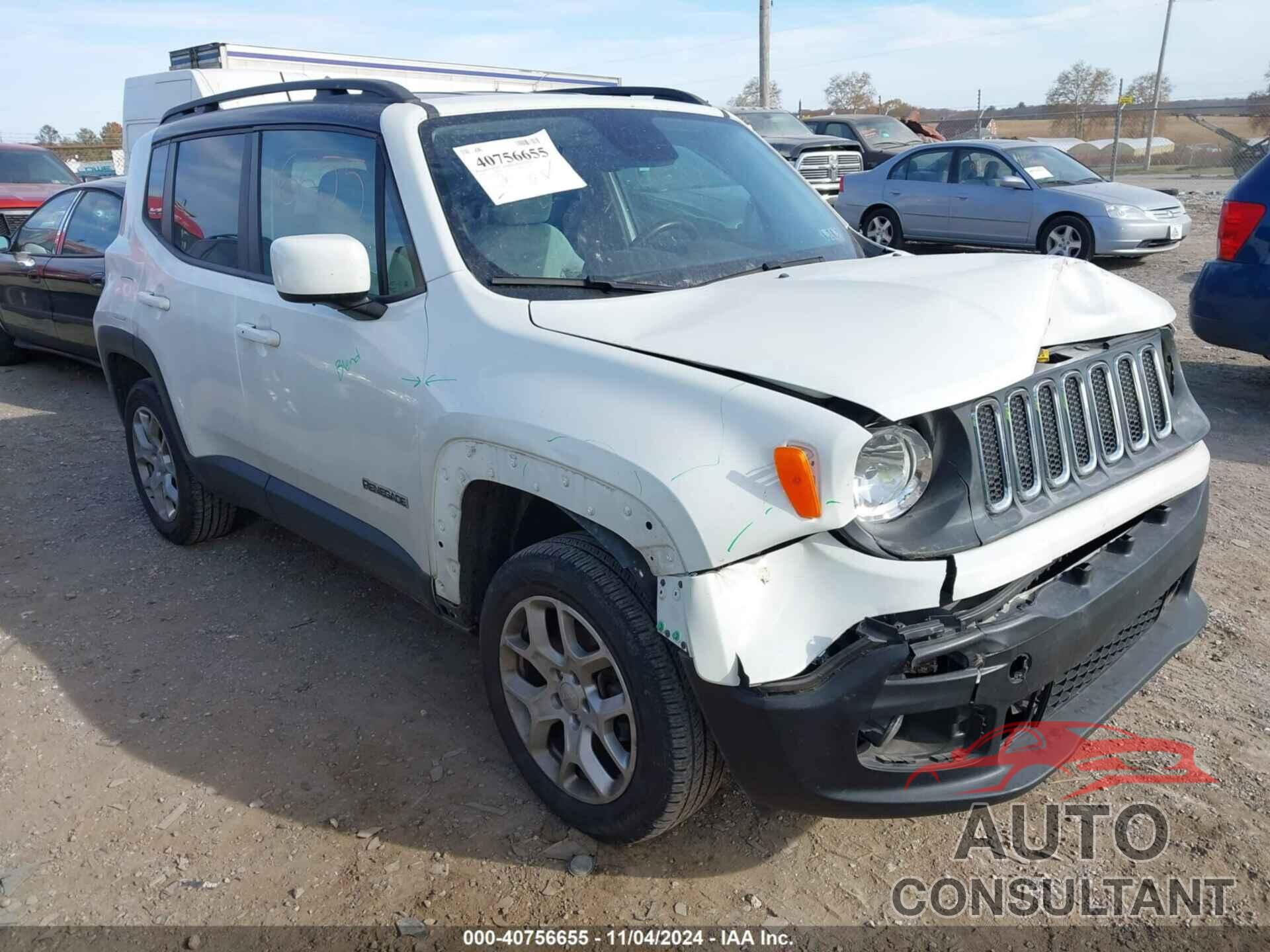 JEEP RENEGADE 2016 - ZACCJBBT8GPD21799