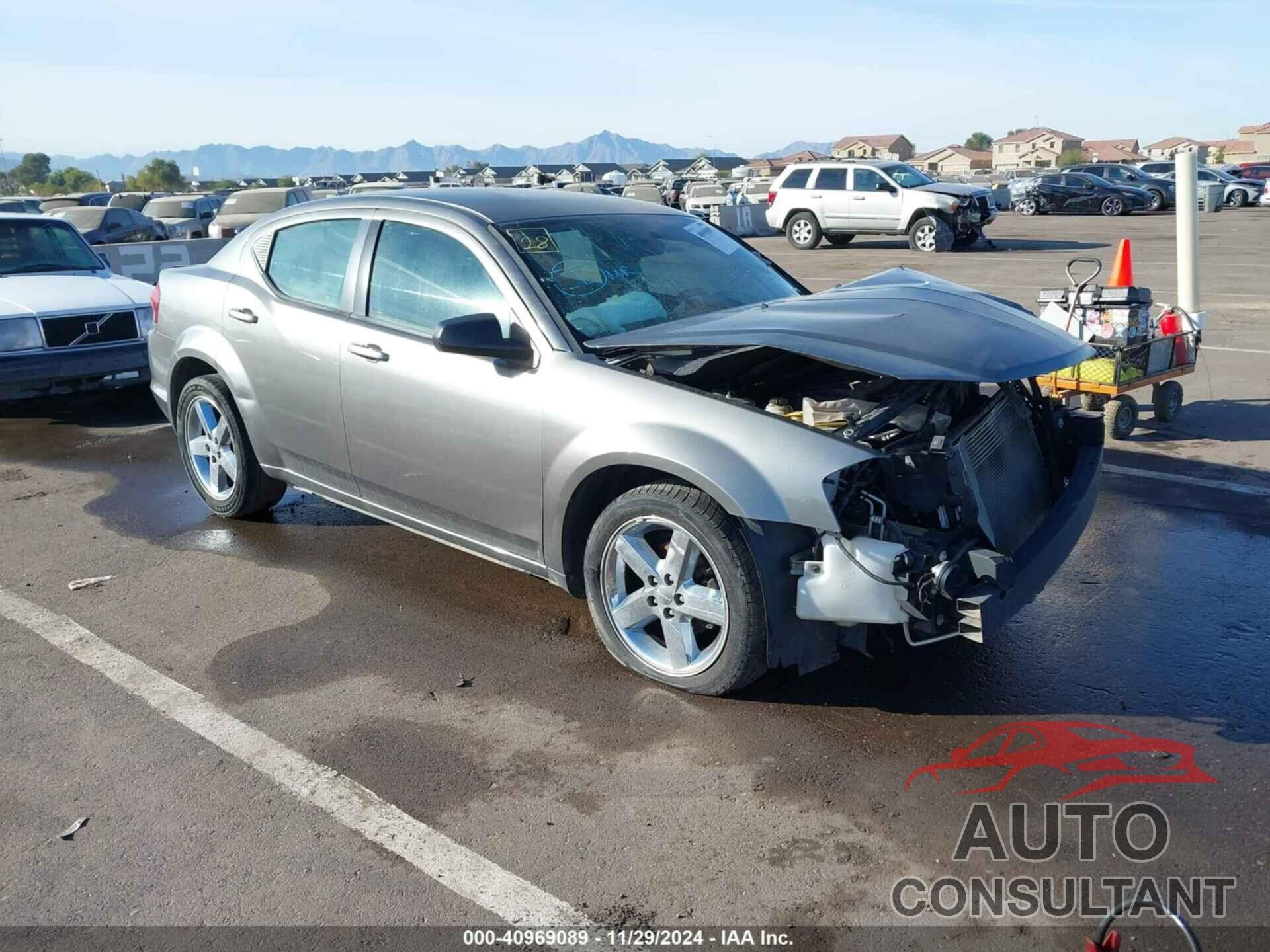 DODGE AVENGER 2012 - 1C3CDZABXCN220179