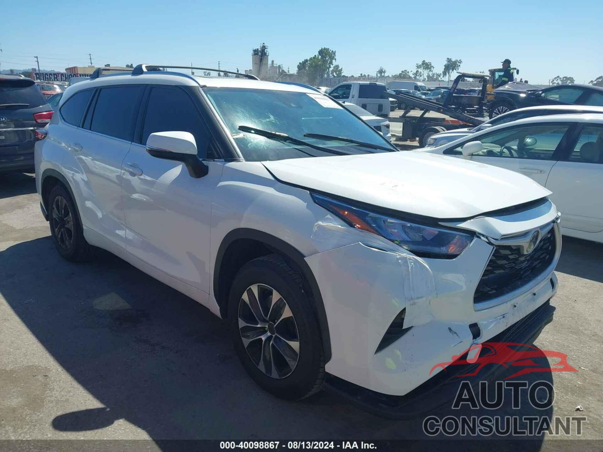 TOYOTA HIGHLANDER 2020 - 5TDHZRAHXLS021456