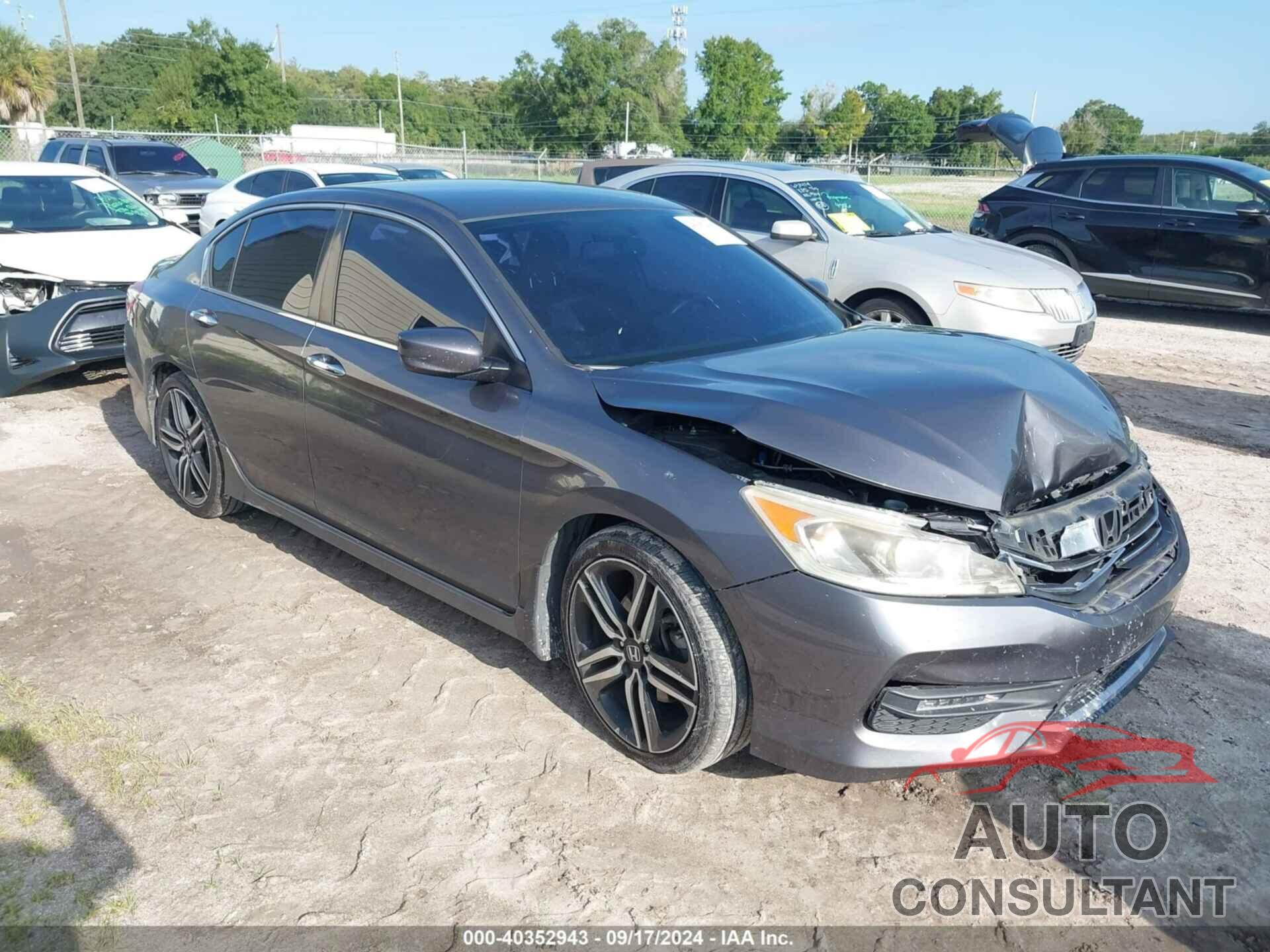 HONDA ACCORD 2017 - 1HGCR2F14HA078383