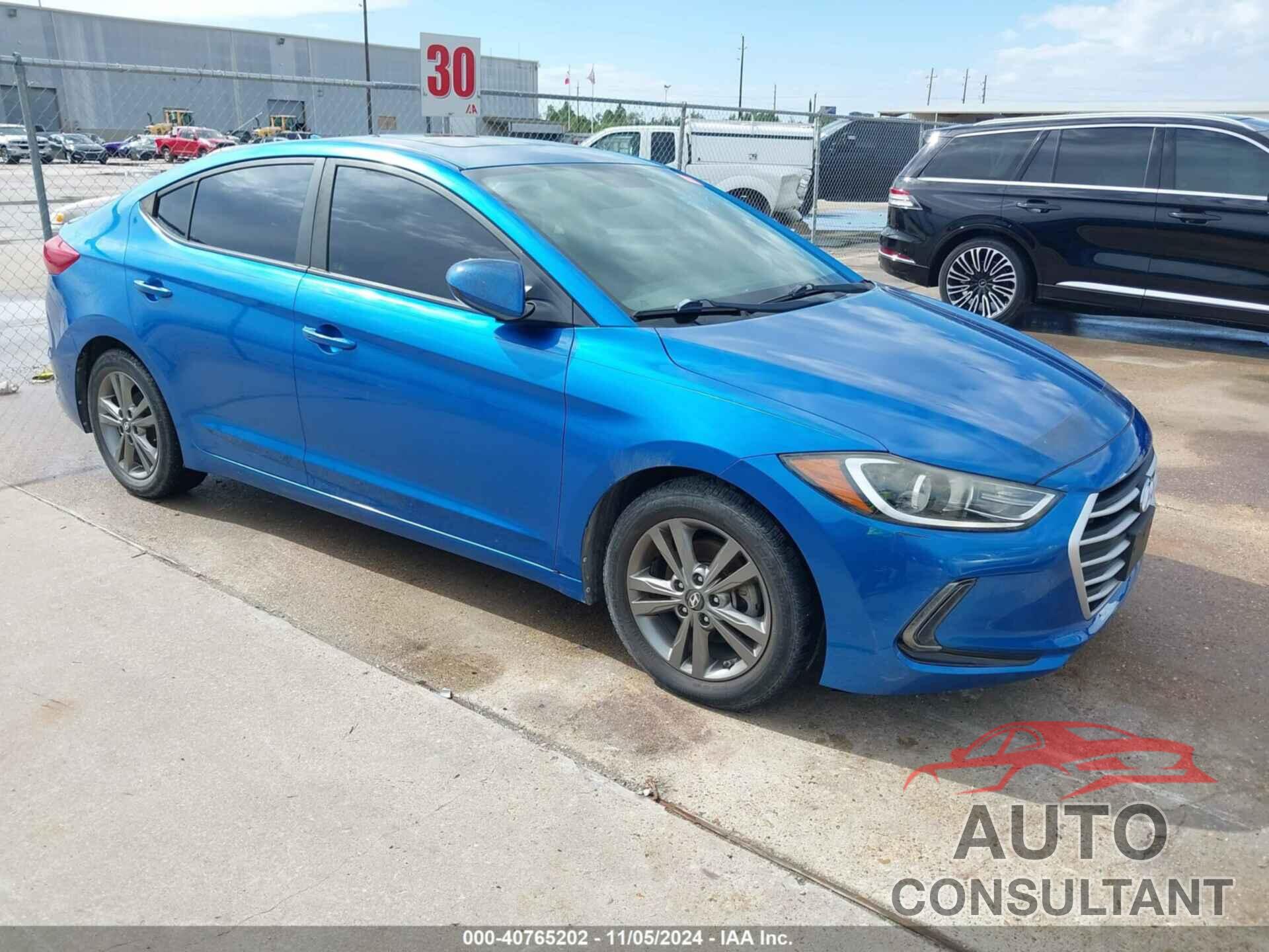 HYUNDAI ELANTRA 2017 - 5NPD84LF7HH161347