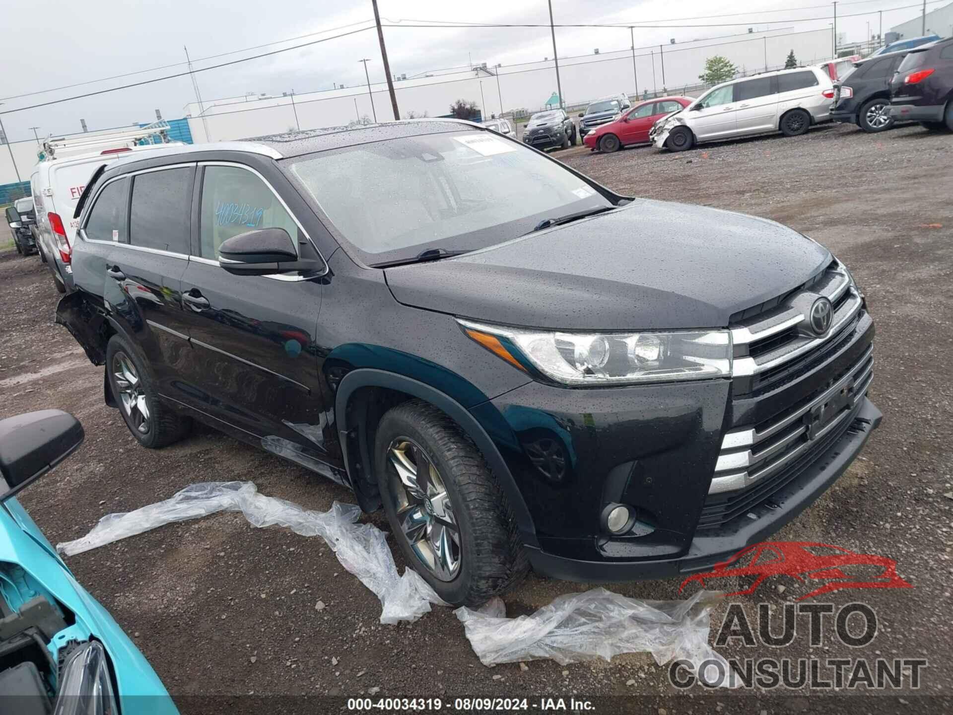 TOYOTA HIGHLANDER 2017 - 5TDDZRFH4HS389971