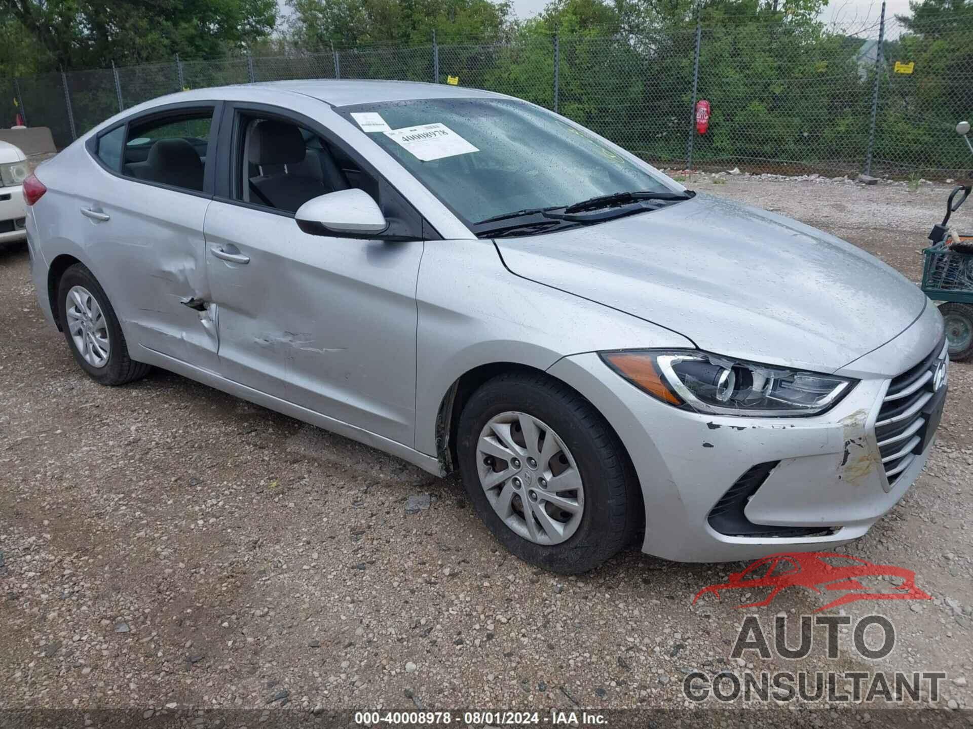 HYUNDAI ELANTRA 2017 - 5NPD74LF3HH198933