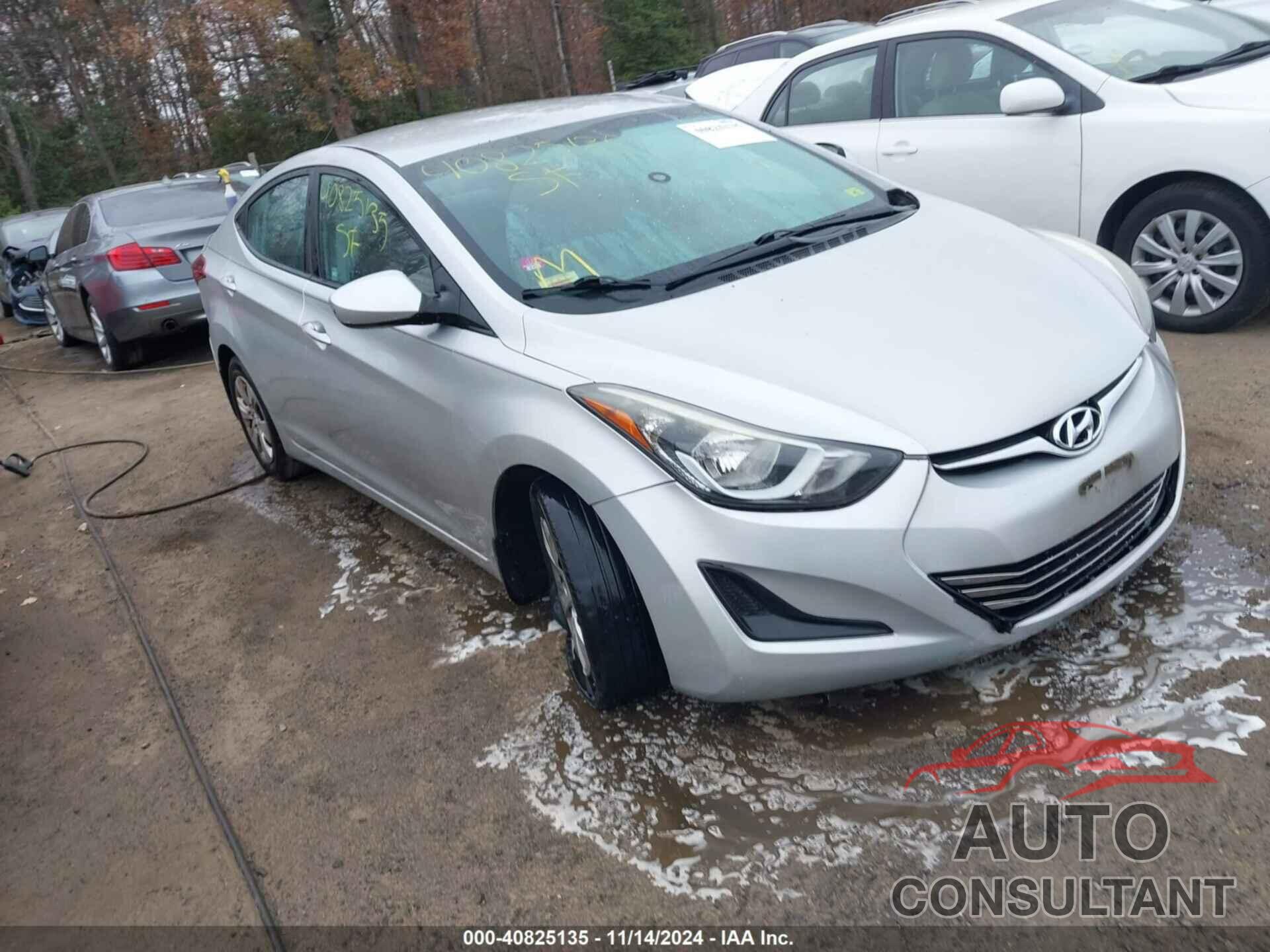 HYUNDAI ELANTRA 2016 - 5NPDH4AE1GH766389