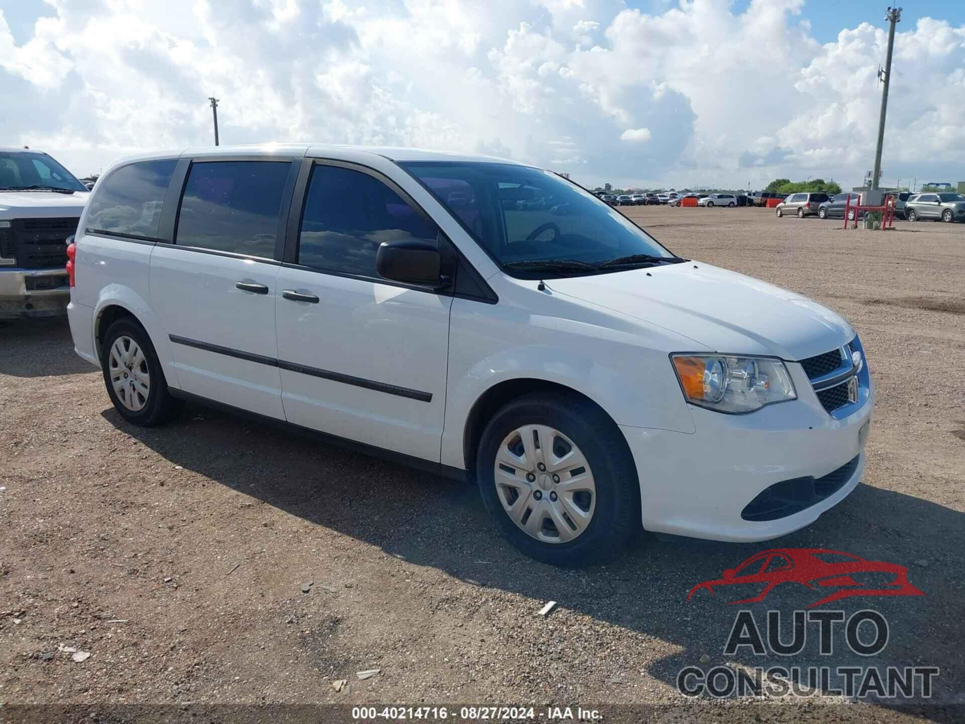 DODGE GRAND CARAVAN 2016 - 2C4RDGBG5GR243334