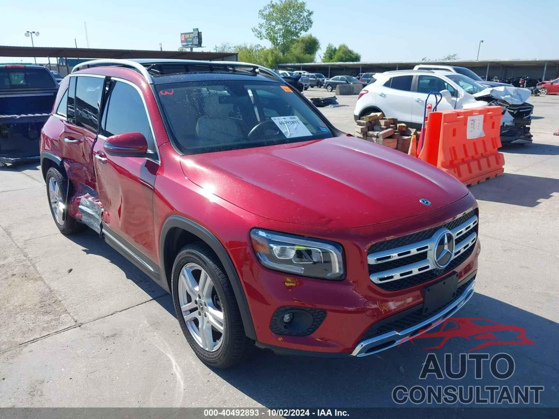 MERCEDES-BENZ GLB 250 2020 - W1N4M4GB8LW040664