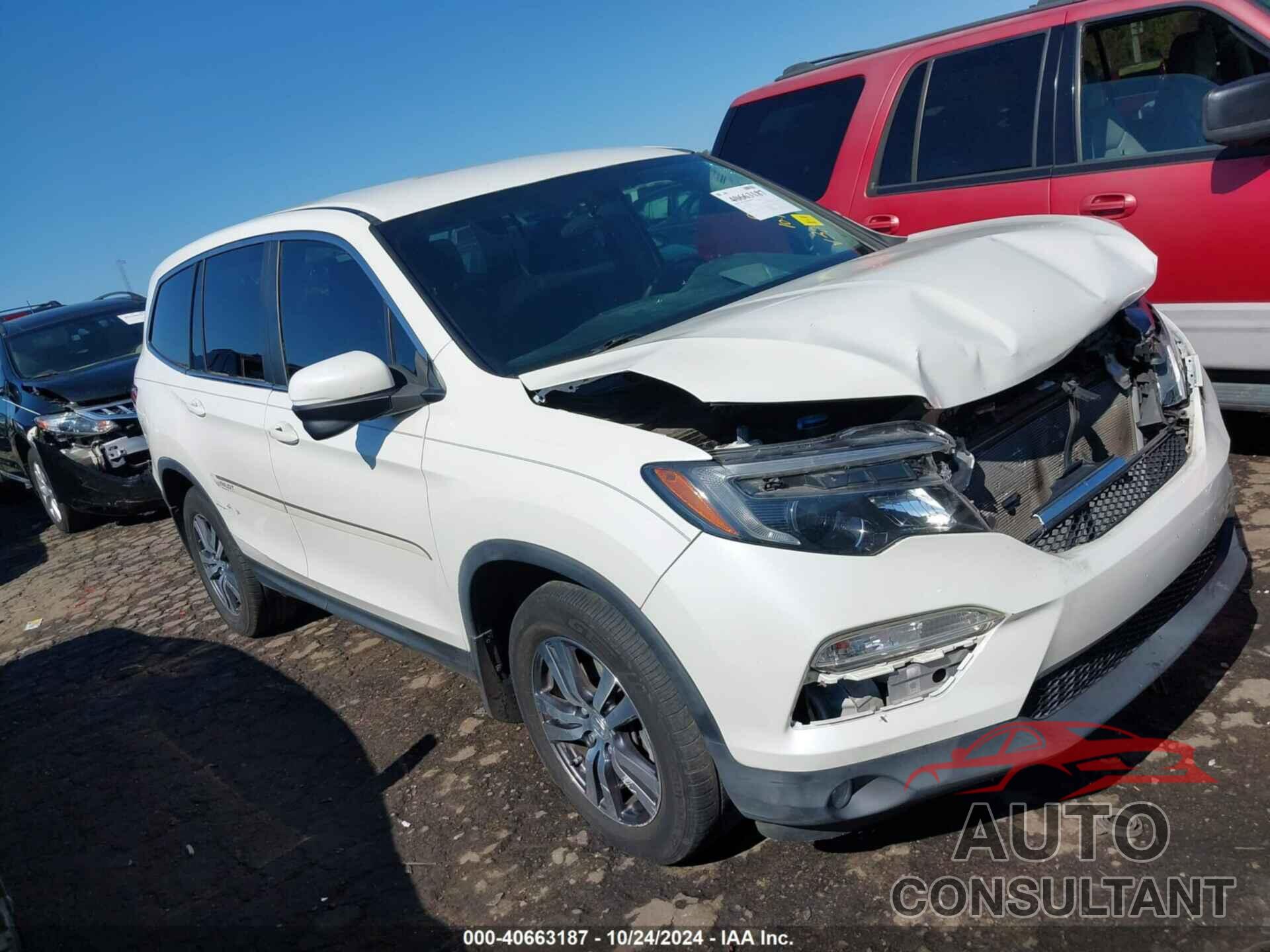 HONDA PILOT 2017 - 5FNYF6H37HB003297