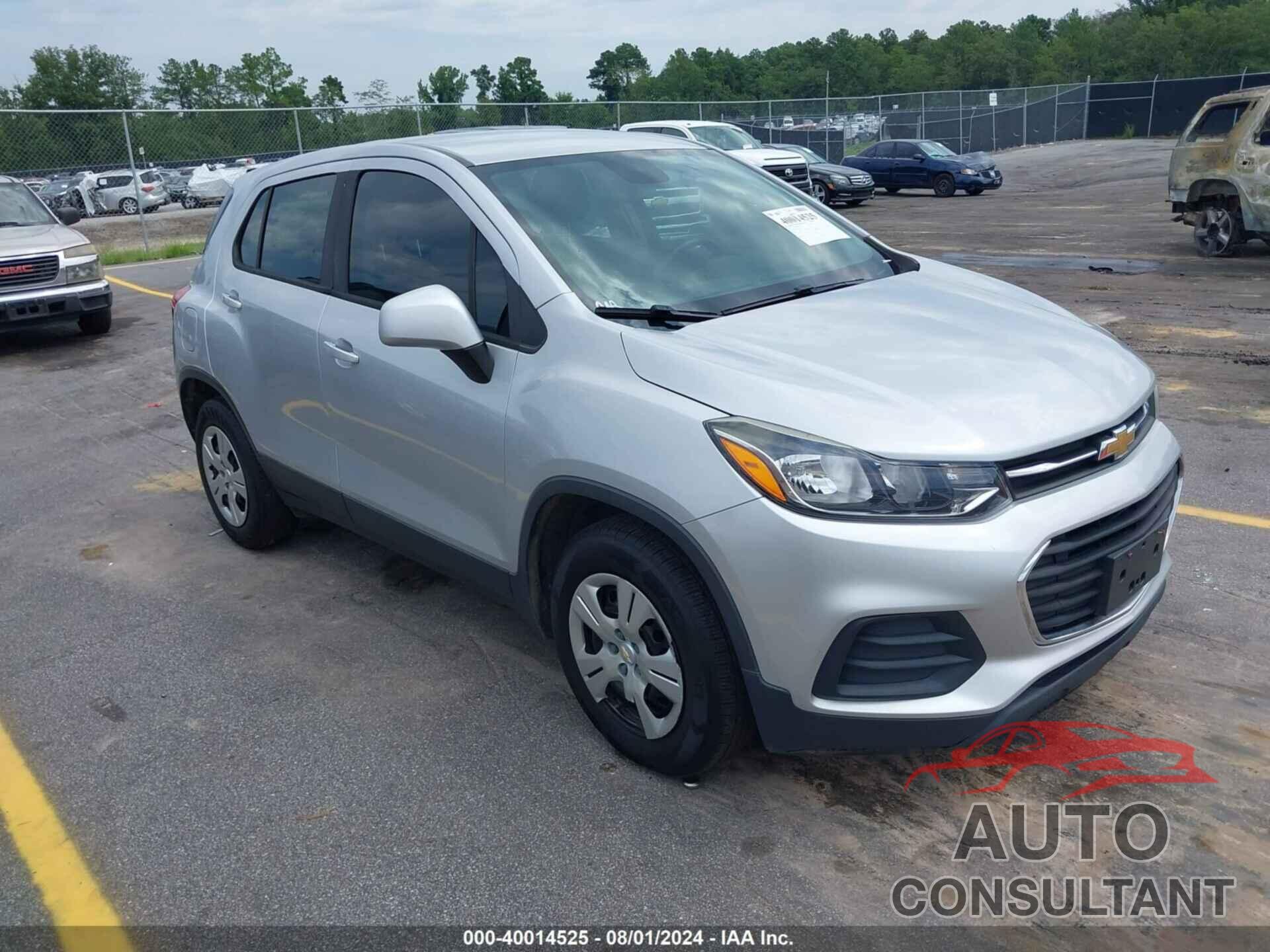 CHEVROLET TRAX 2018 - 3GNCJKSB7JL281665