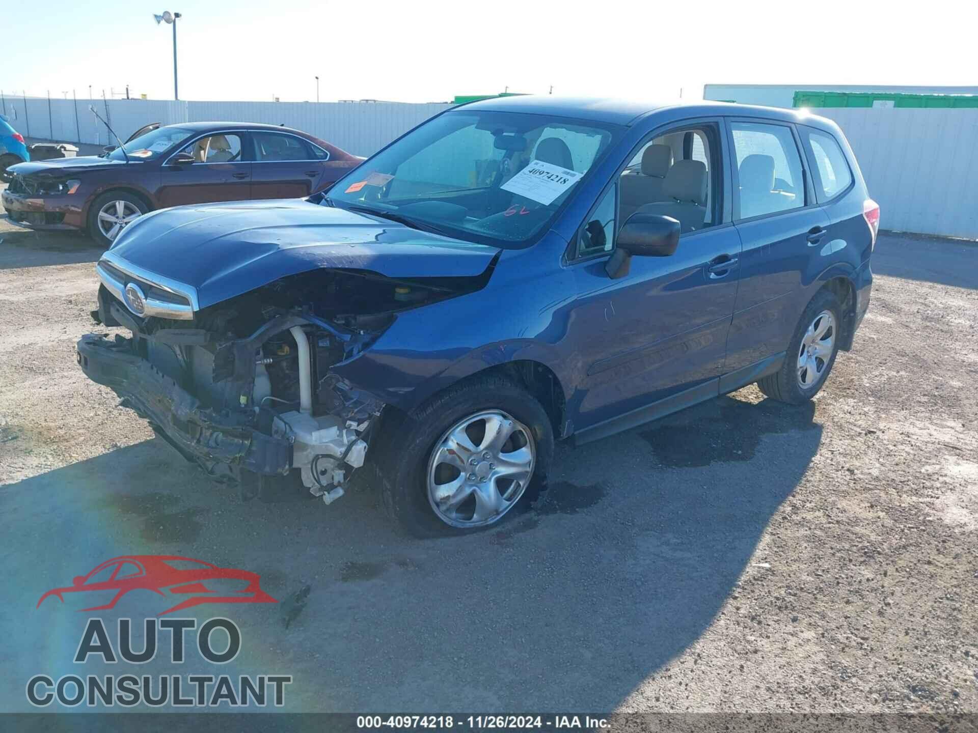 SUBARU FORESTER 2014 - JF2SJAAC6EH538376