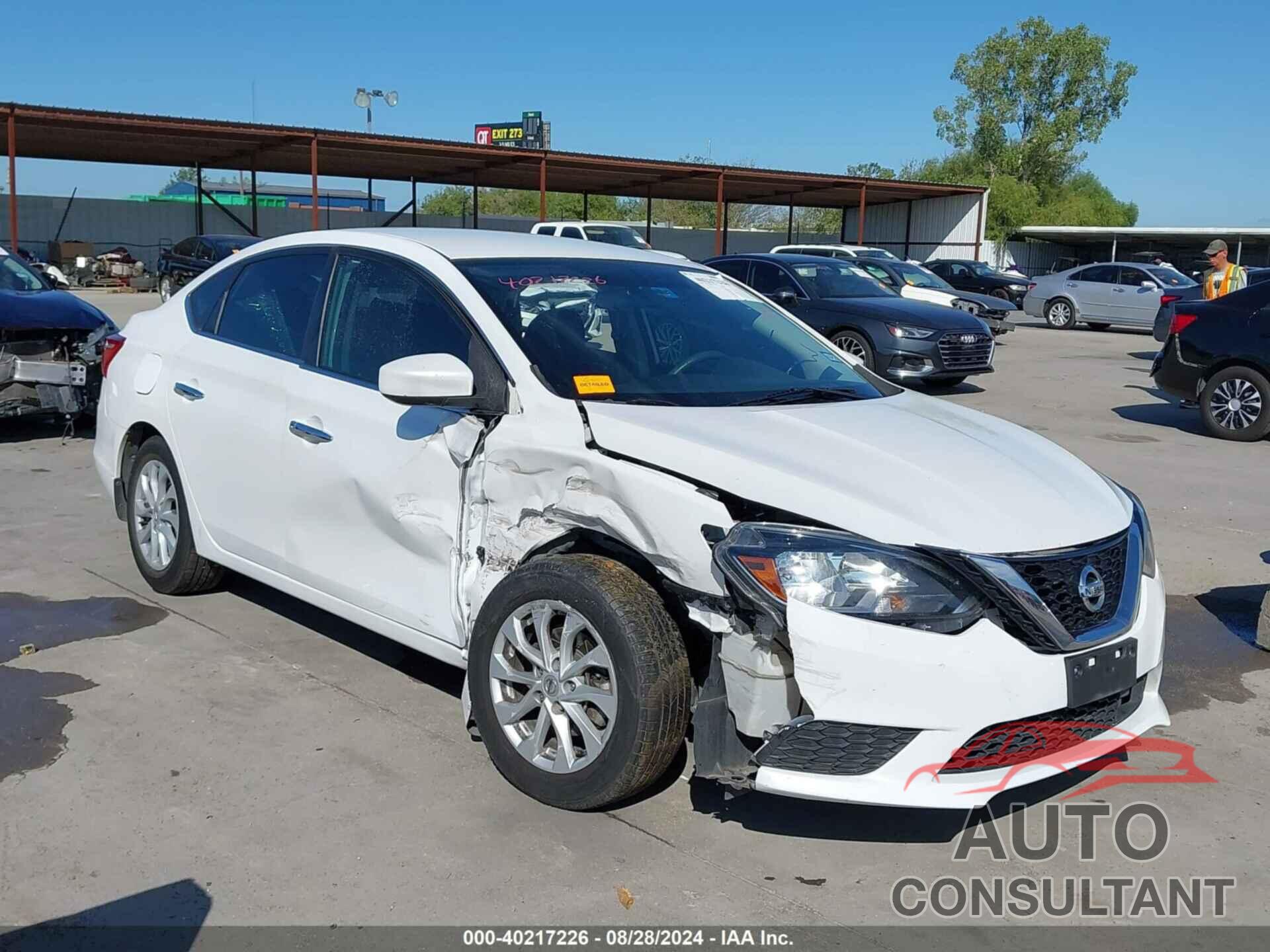 NISSAN SENTRA 2019 - 3N1AB7AP2KY240424