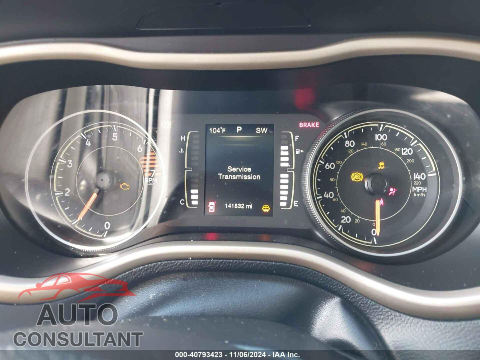 JEEP CHEROKEE 2016 - 1C4PJMCB8GW197202