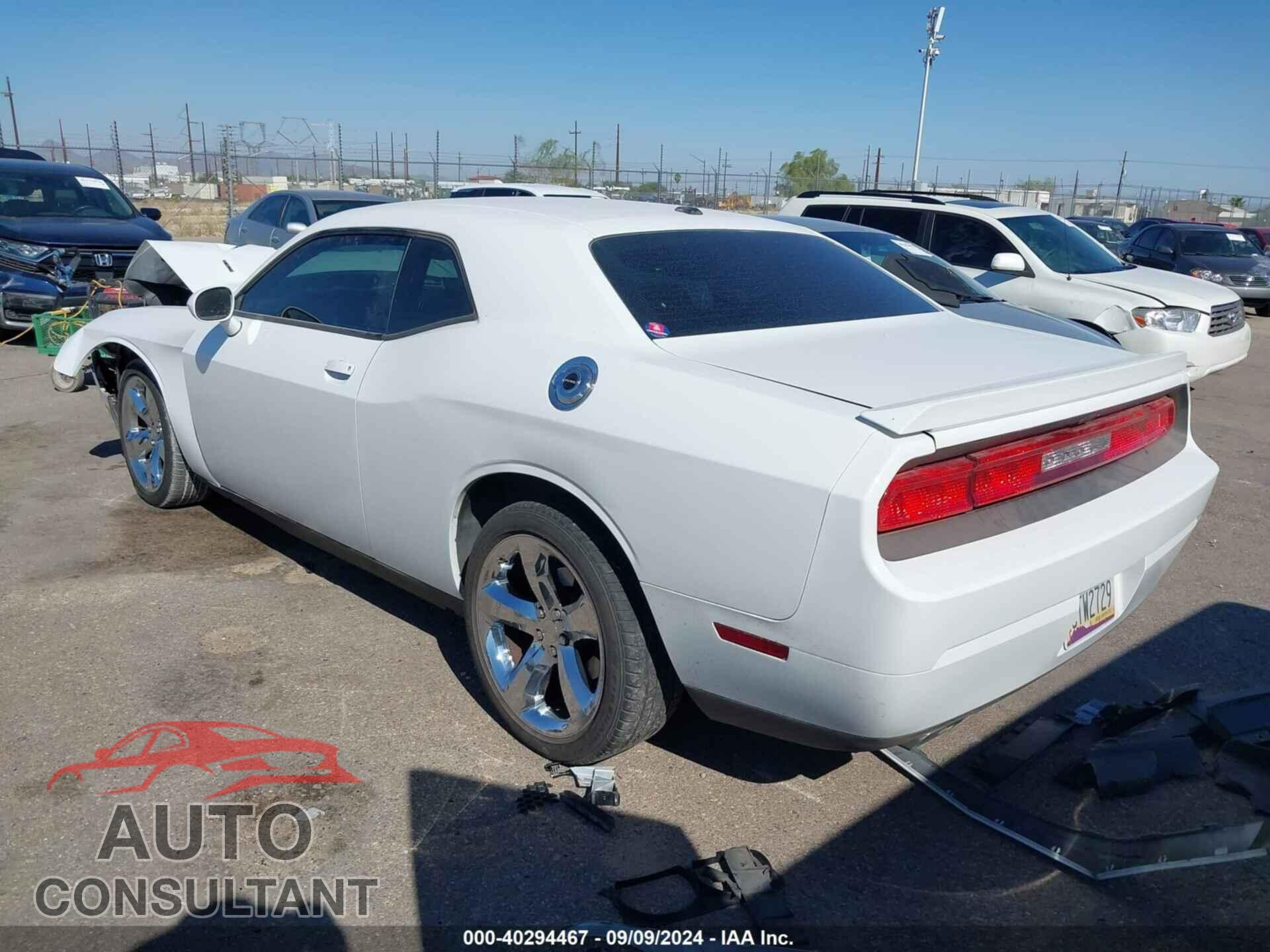 DODGE CHALLENGER 2012 - 2C3CDYBT8CH148103