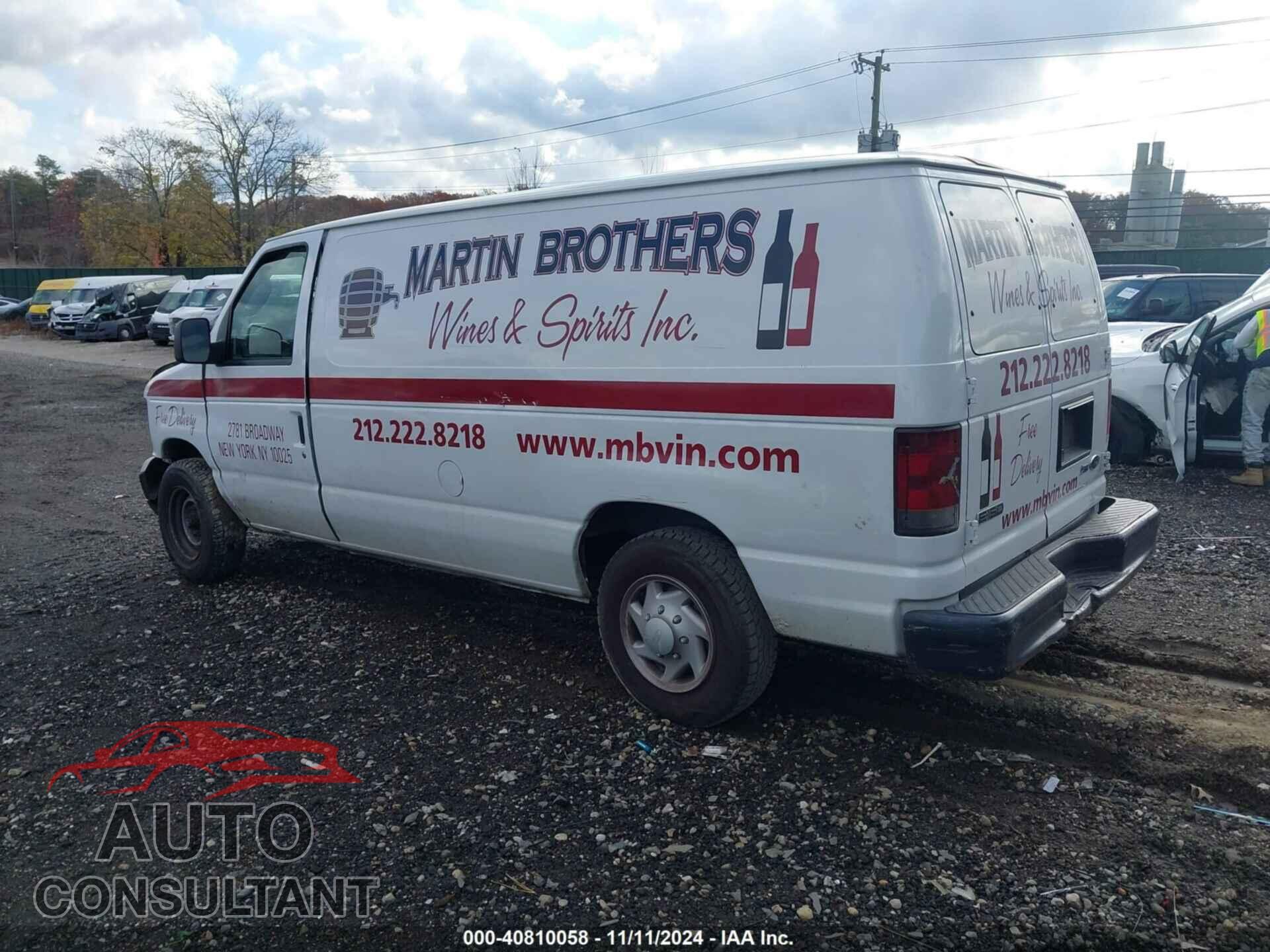 FORD E-150 2009 - 1FTNE14W99DA13928