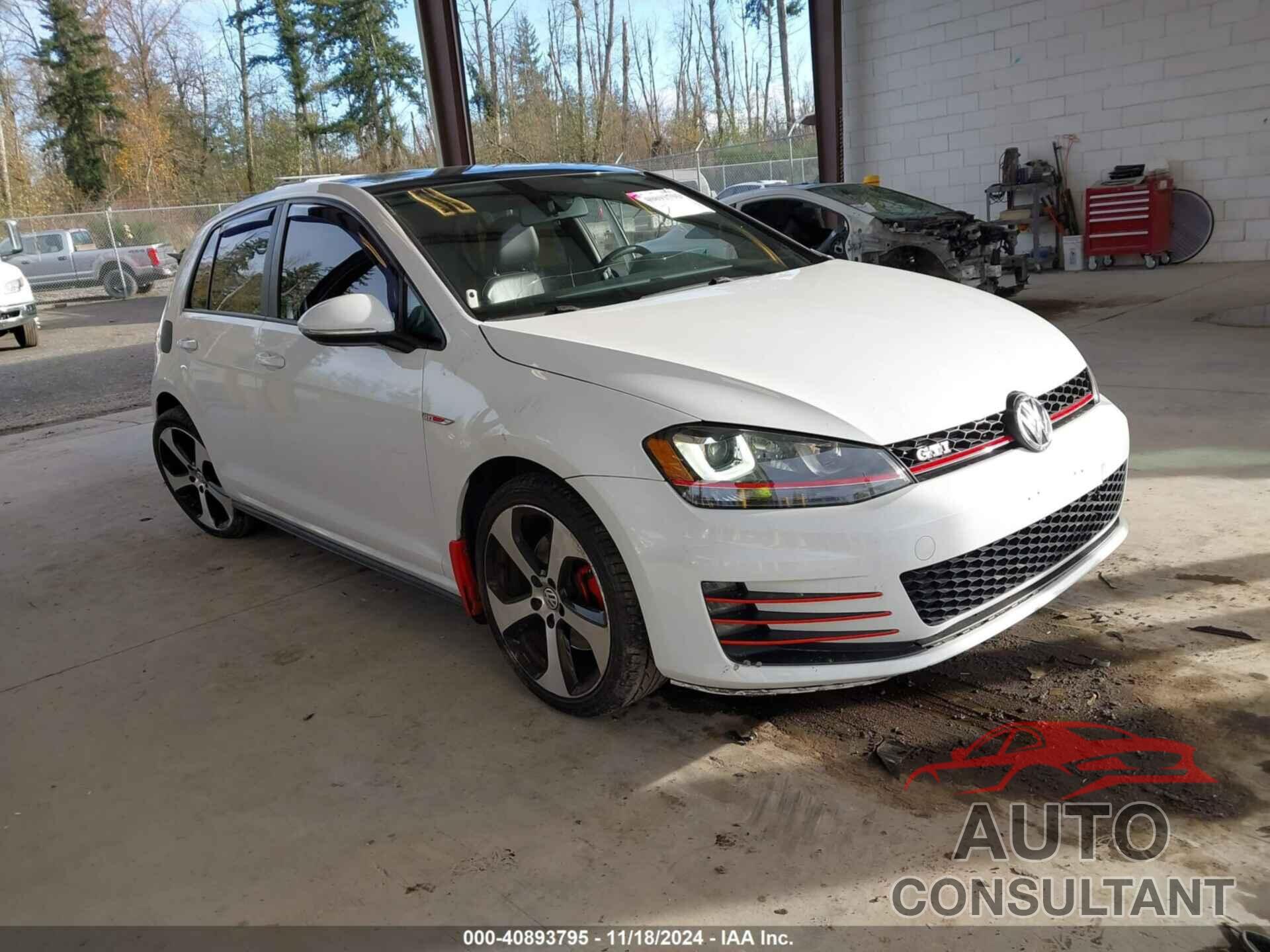 VOLKSWAGEN GOLF GTI 2016 - 3VW4T7AU2GM028471