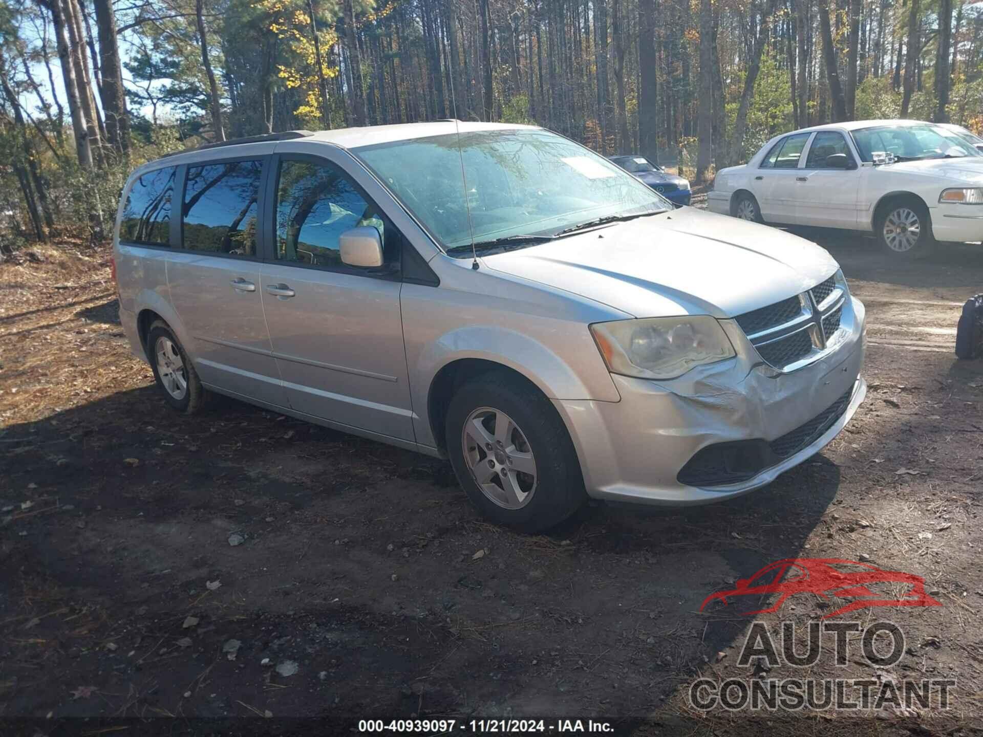 DODGE GRAND CARAVAN 2012 - 2C4RDGCGXCR310339