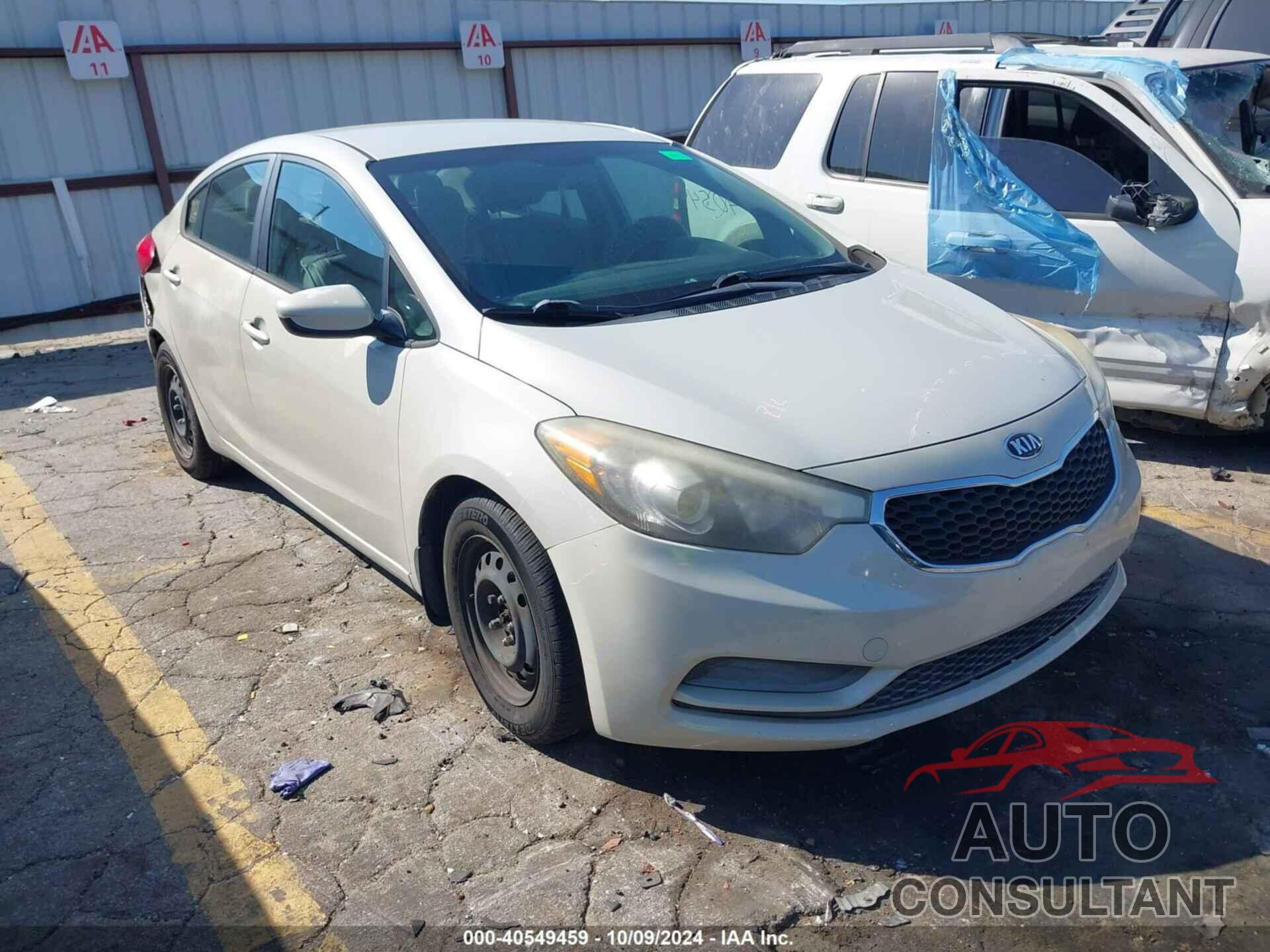 KIA FORTE 2015 - KNAFK4A61F5275867