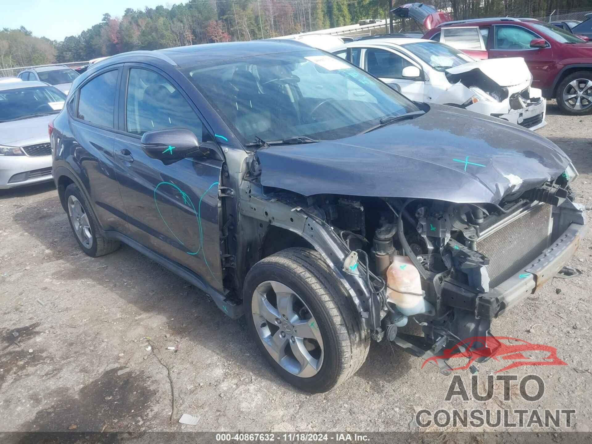 HONDA HR-V 2016 - 3CZRU5H73GM706231