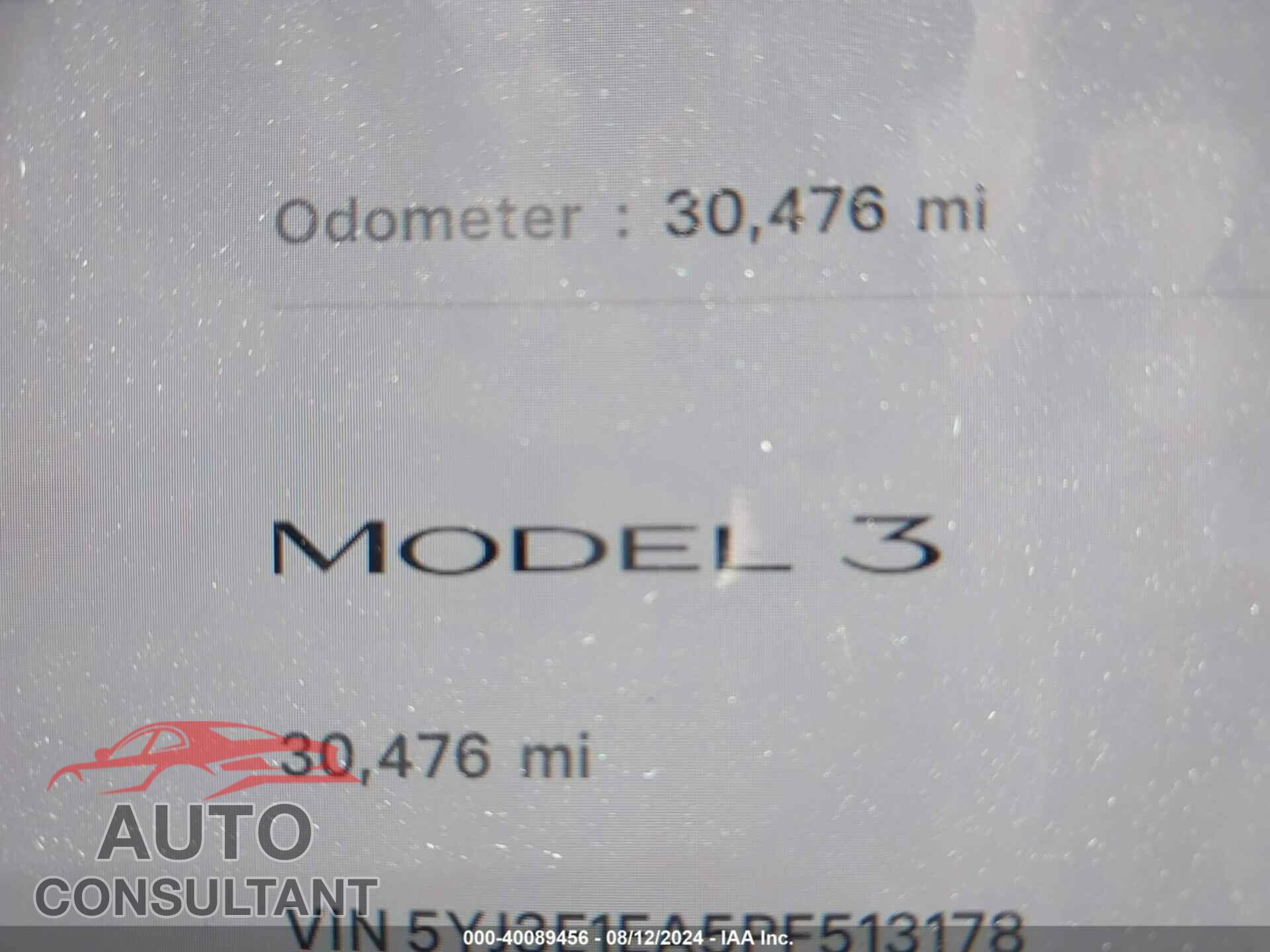 TESLA MODEL 3 2023 - 5YJ3E1EA5PF513178