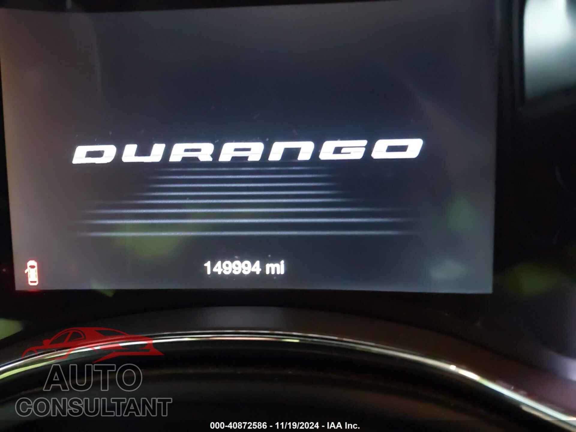 DODGE DURANGO 2016 - 1C4RDJDG6GC397912