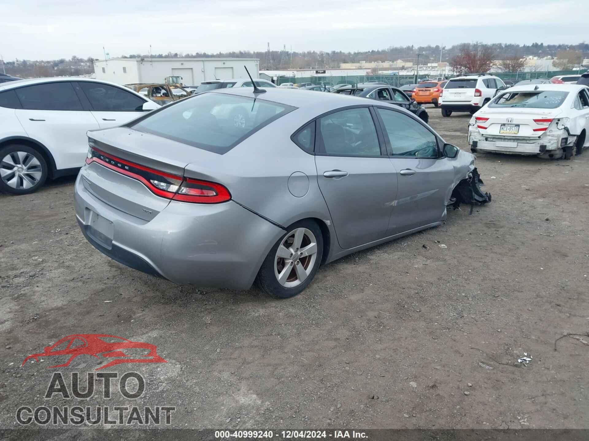 DODGE DART 2015 - 1C3CDFBB3FD306506