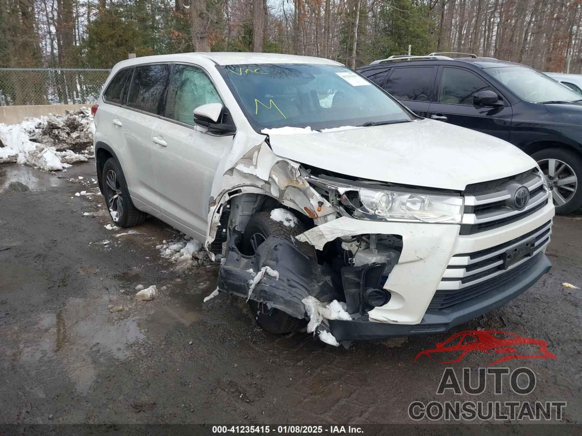 TOYOTA HIGHLANDER 2018 - 5TDBZRFH8JS840137