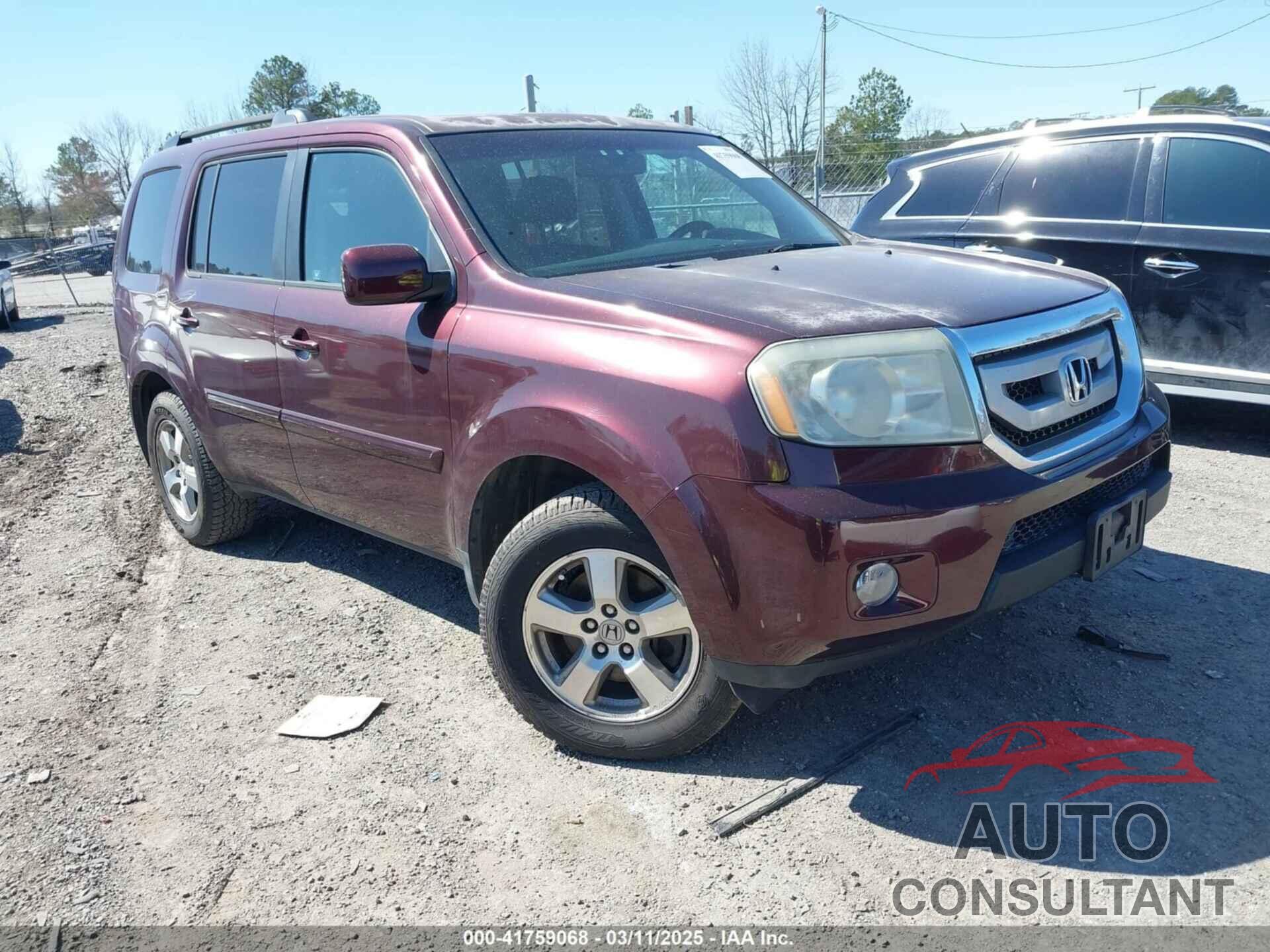 HONDA PILOT 2011 - 5FNYF4H57BB099137