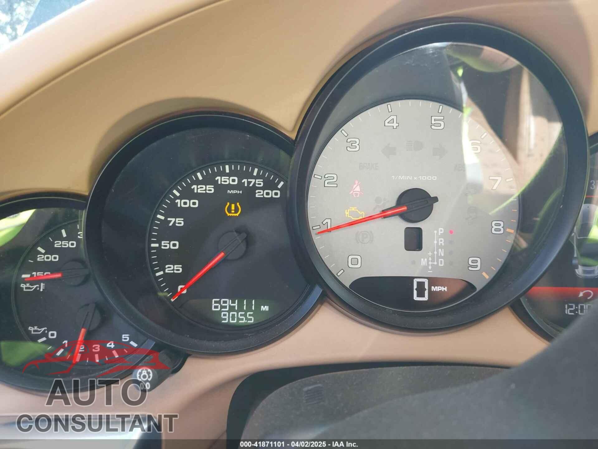 PORSCHE 911 2012 - WP0CB2A98CS154934