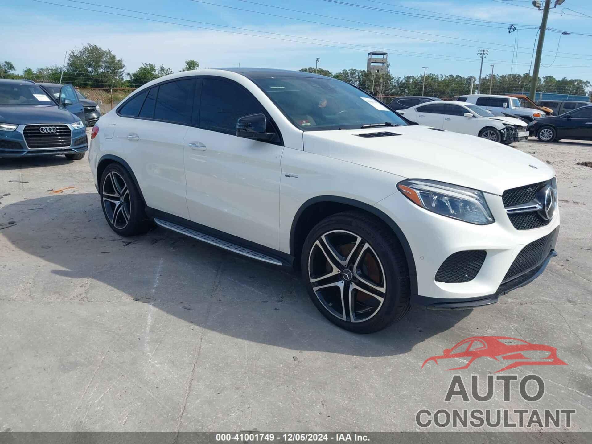 MERCEDES-BENZ AMG GLE 43 COUPE 2019 - 4JGED6EB0KA150562