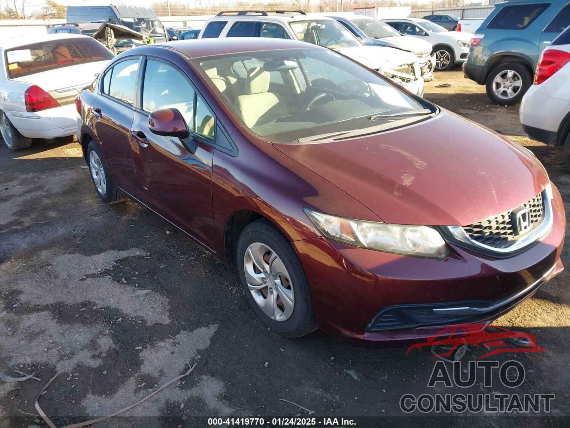 HONDA CIVIC 2013 - 19XFB2F56DE040664